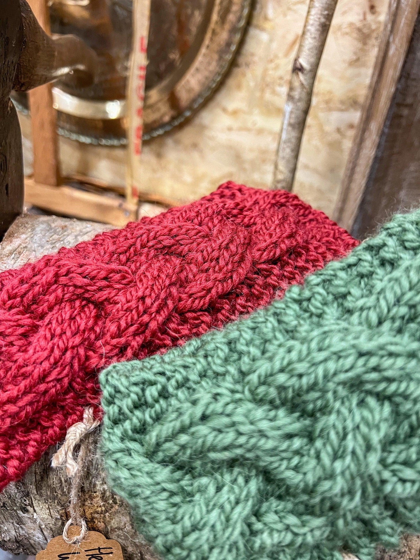 Lamb and Alapaca Wool - Head and Ear Warmers - Headband