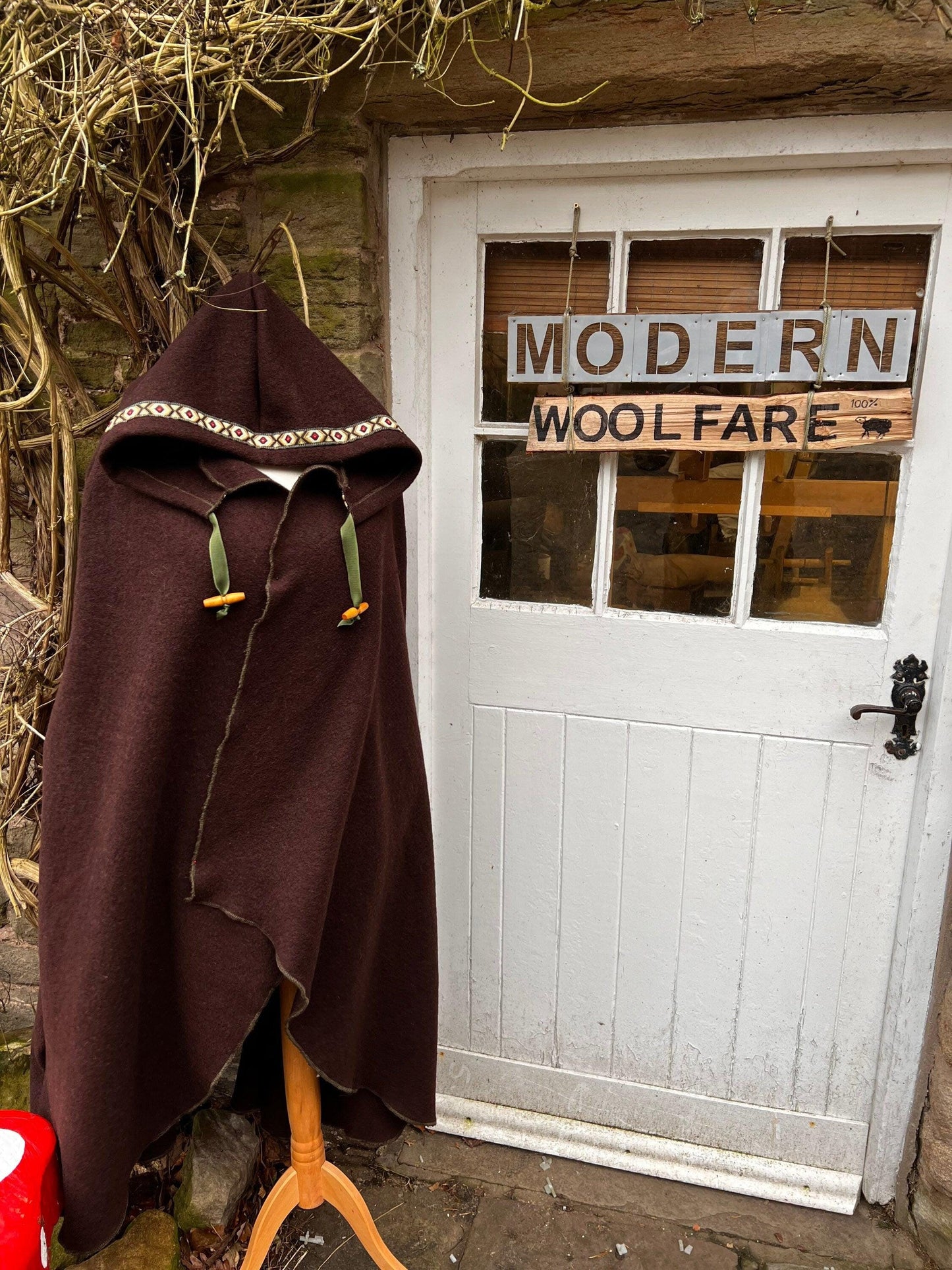 100% Wool Cloak - Handmade in England
