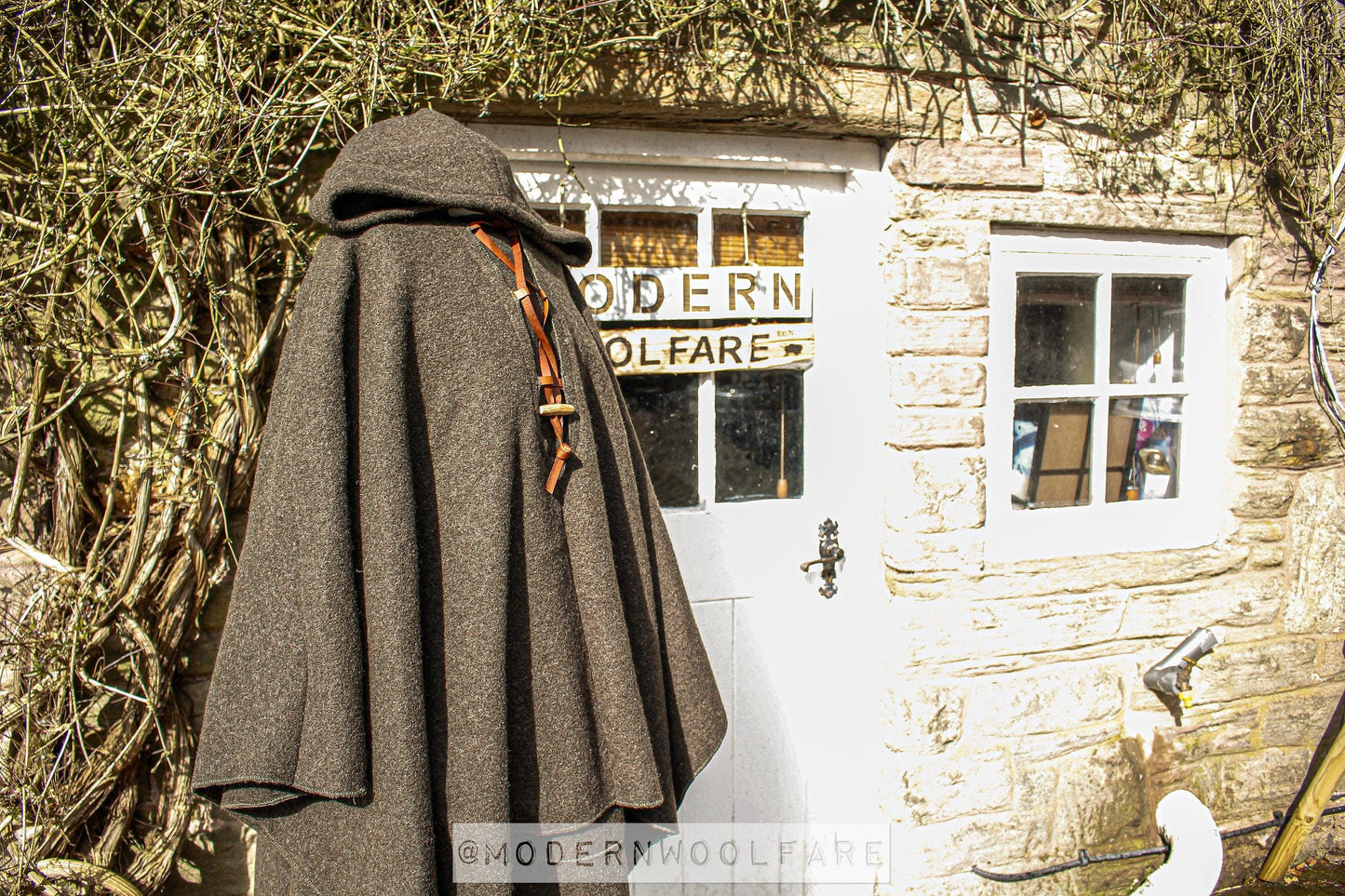 Stunning 100% Wool Poncho - Handmade in England