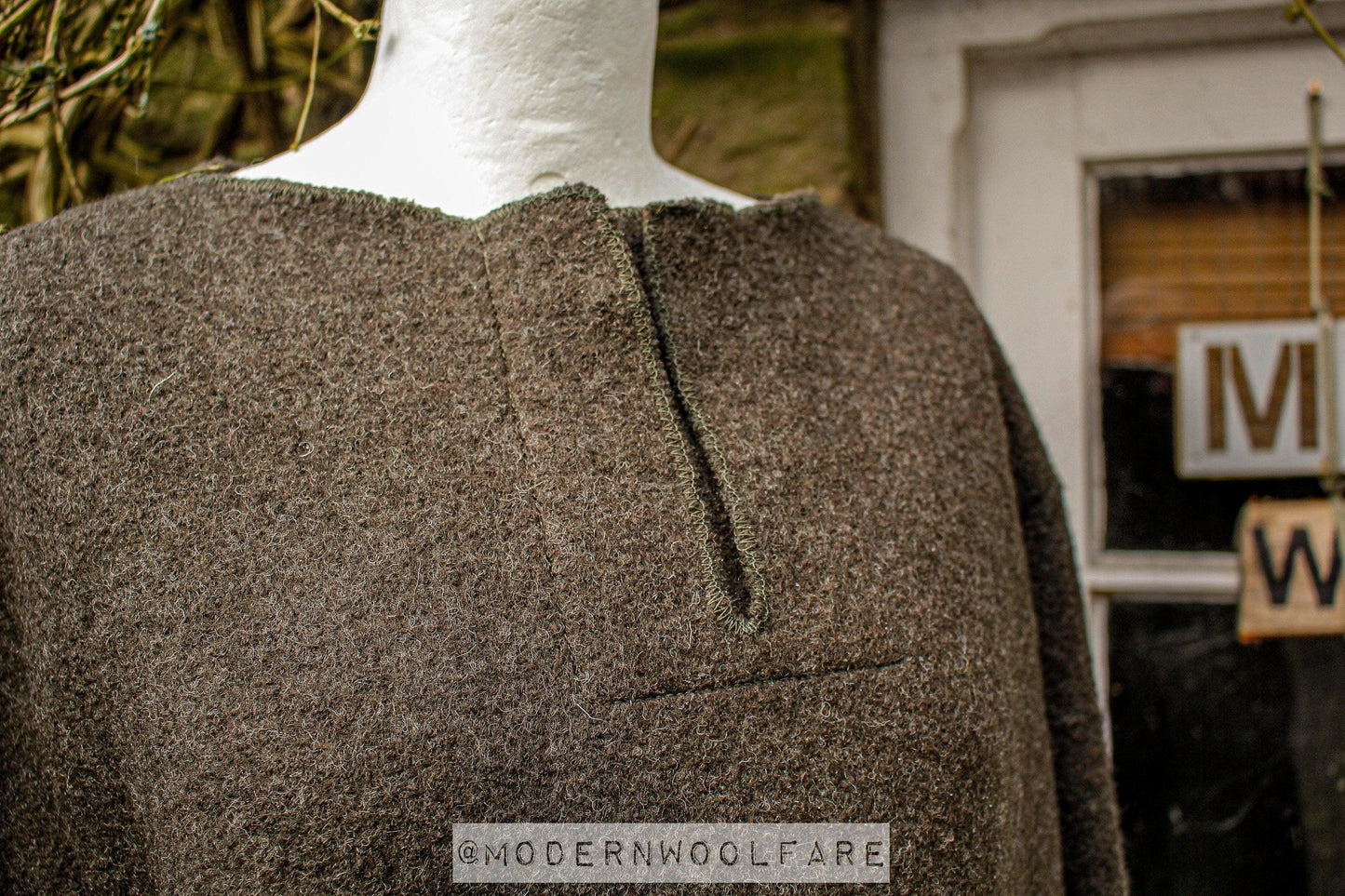 100% Wool Tunic - Handmade in England
