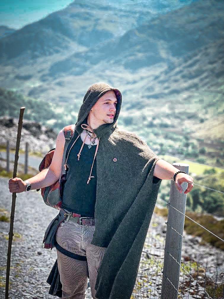 100% Wool Cloak - Handmade in England