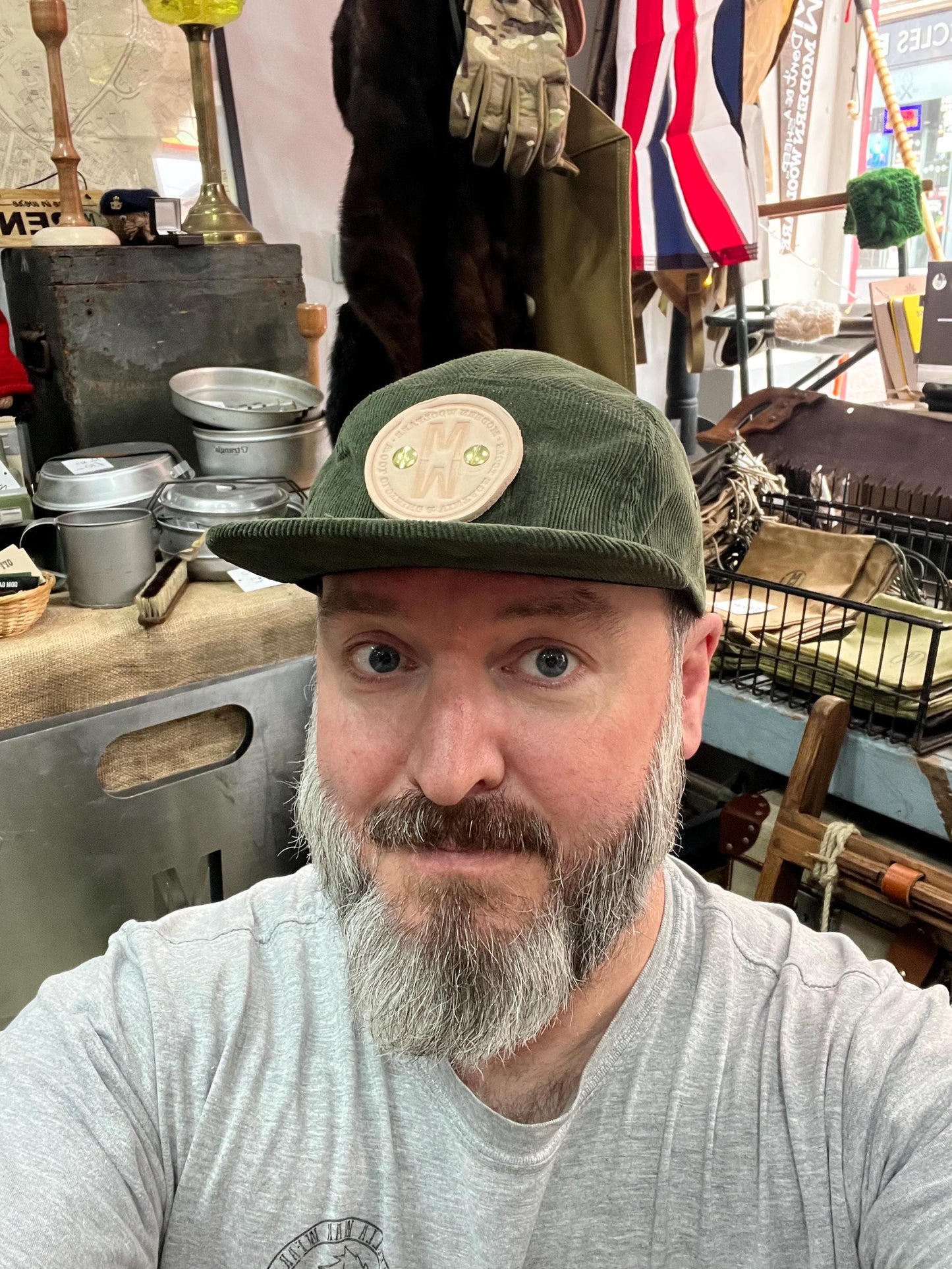 Organic Cotton Corduroy 5 Panel Cap