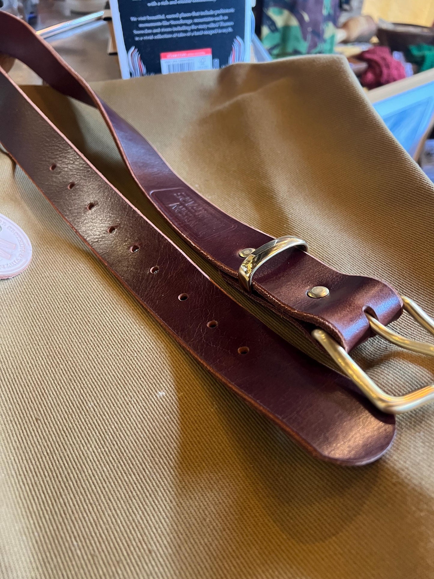 Handcrafted Buffalo Leather Belt
