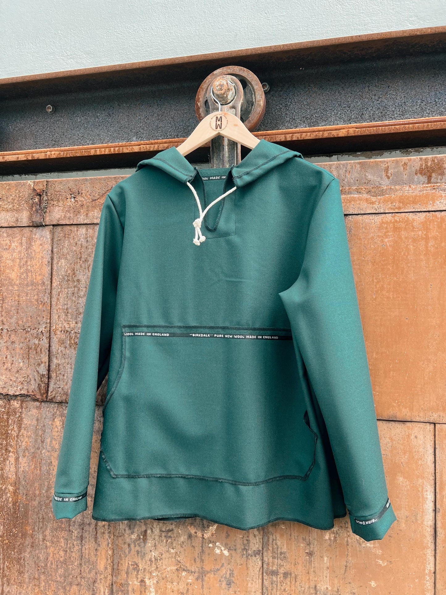 The Ultimate Bushcraft Anorak – Crafted from Birkdale Pure New Wool Vintage Fabric