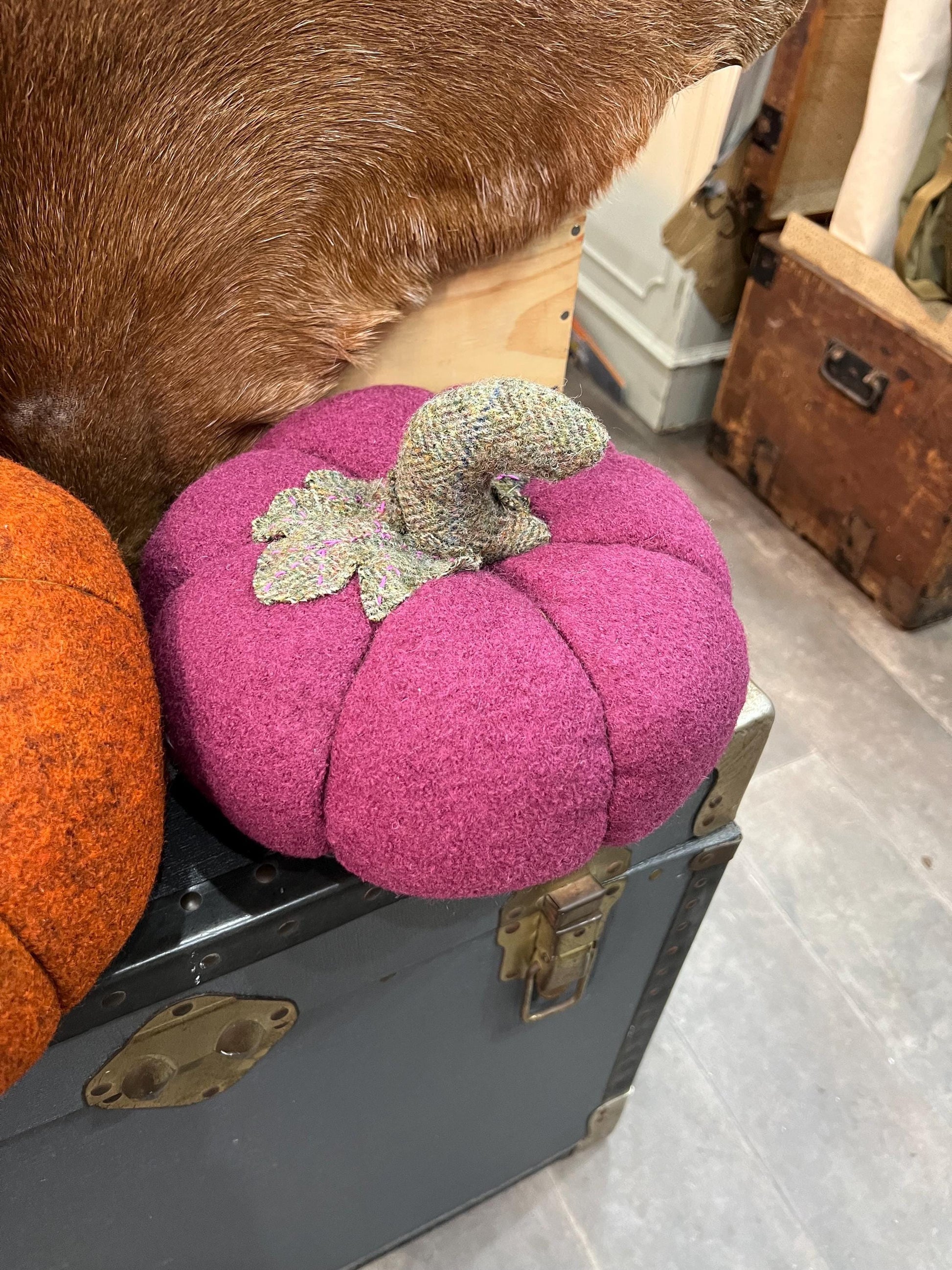 Handmade 100% Wool Pumpkins - Large