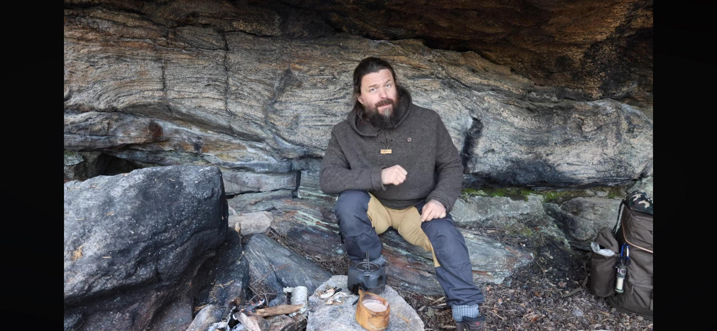 Pure Wool Bushcraft Shirt Anorak