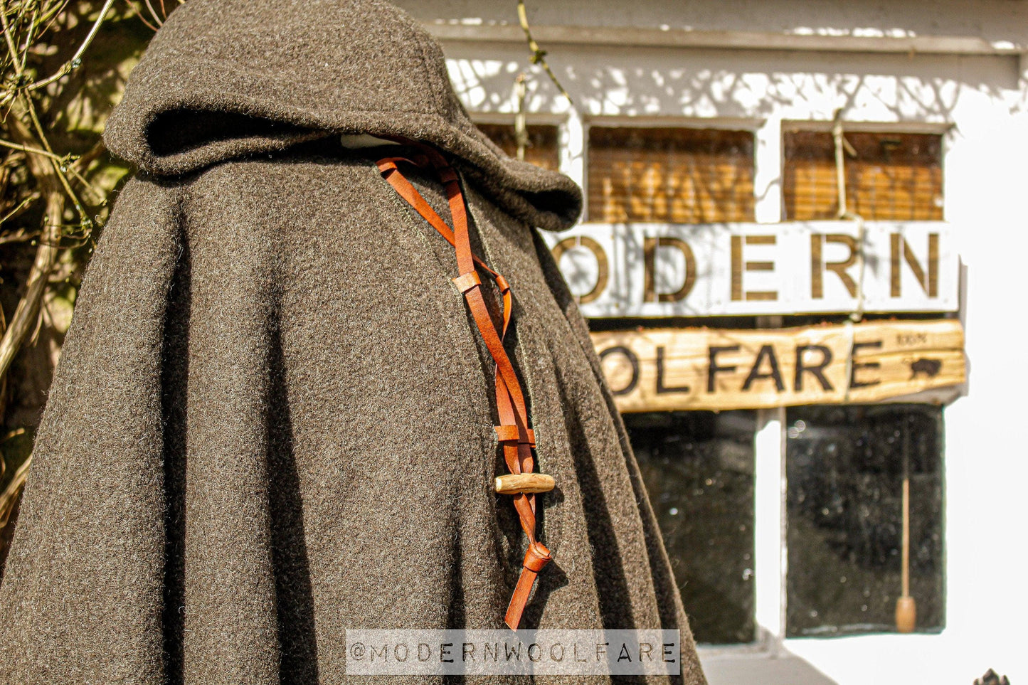 Stunning 100% Wool Poncho - Handmade in England