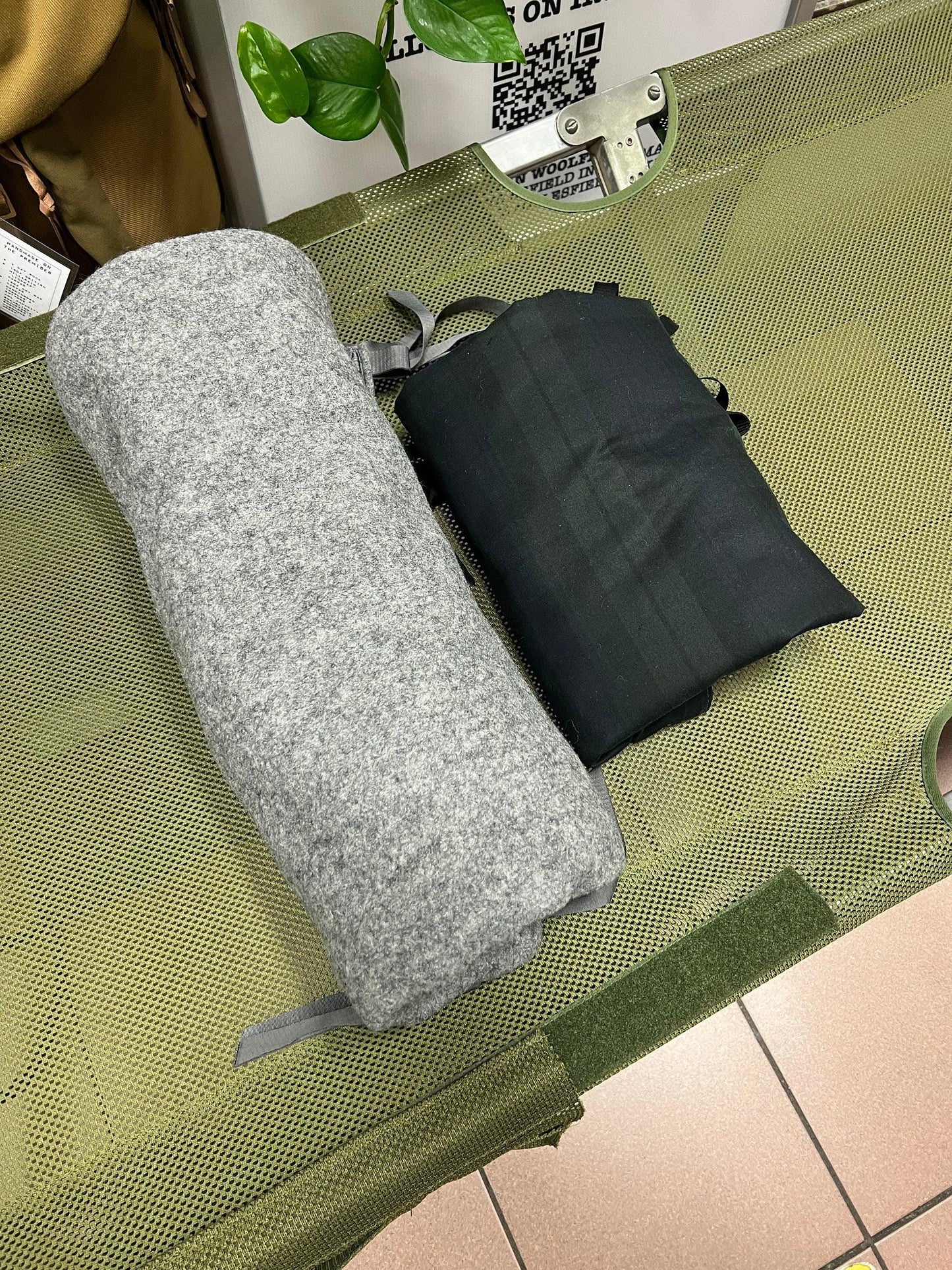 100% Wool Poncho/Blanket/Bedroll