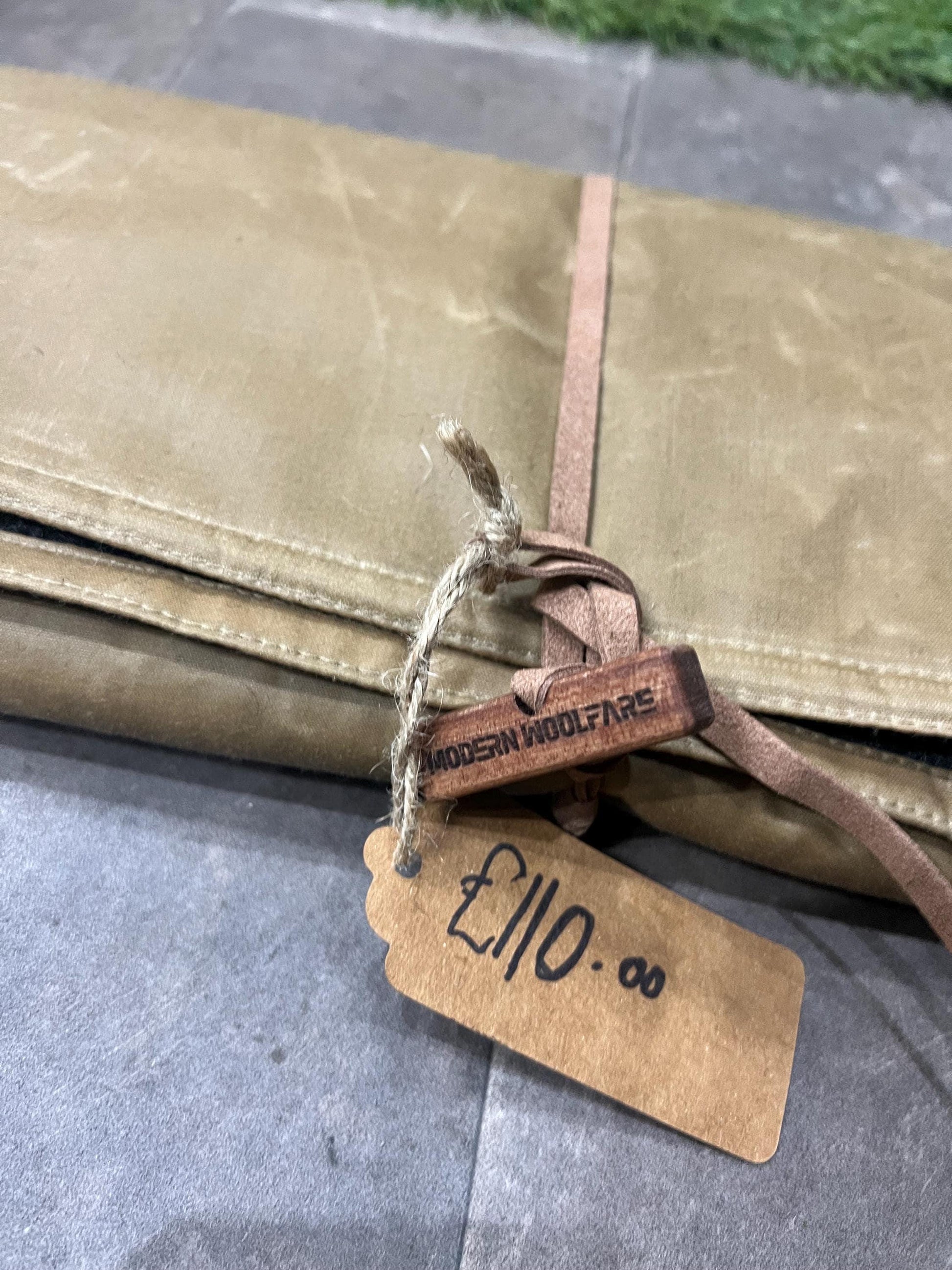 Waxed Cotton and Wool Bedroll/Rollmat