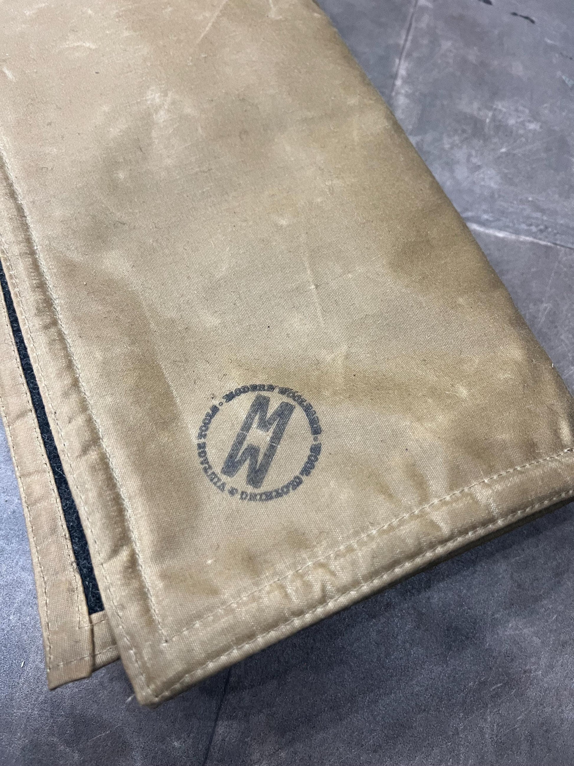 Waxed Cotton and Wool Bedroll/Rollmat