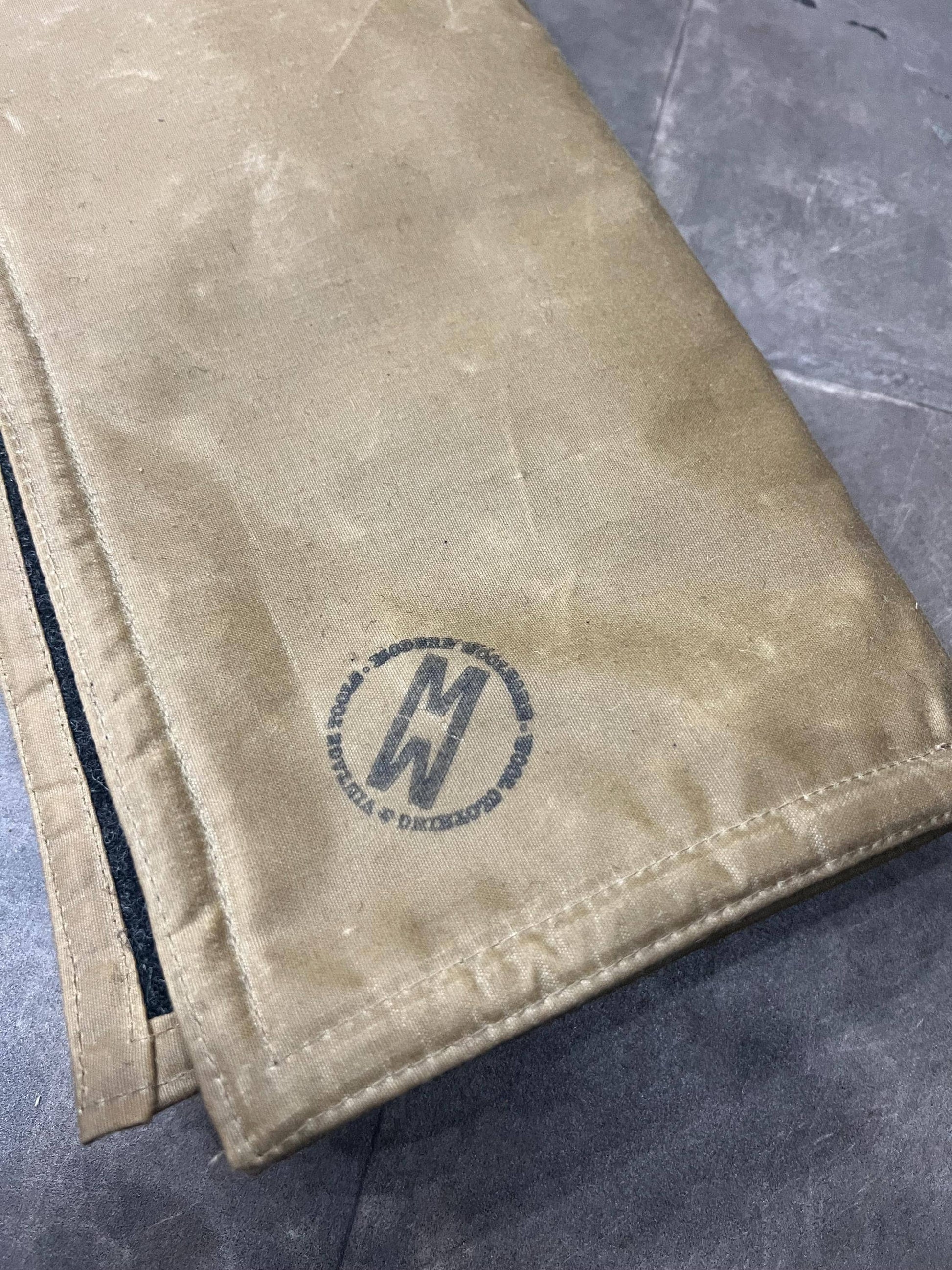 Waxed Cotton and Wool Bedroll/Rollmat