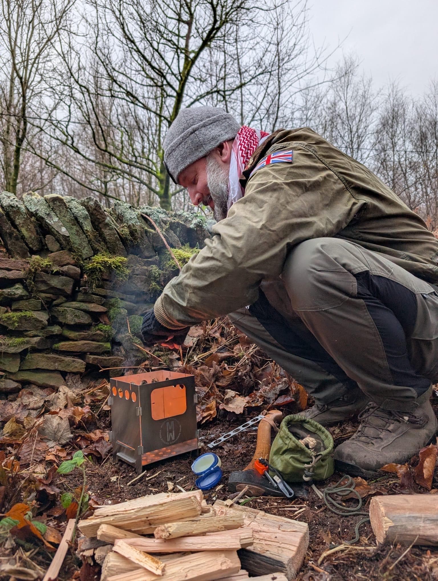 Bushcraft Twig Stove - UK Made