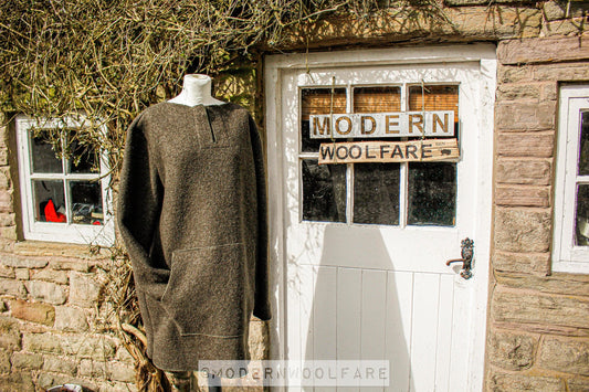 100% Wool Tunic - Handmade in England