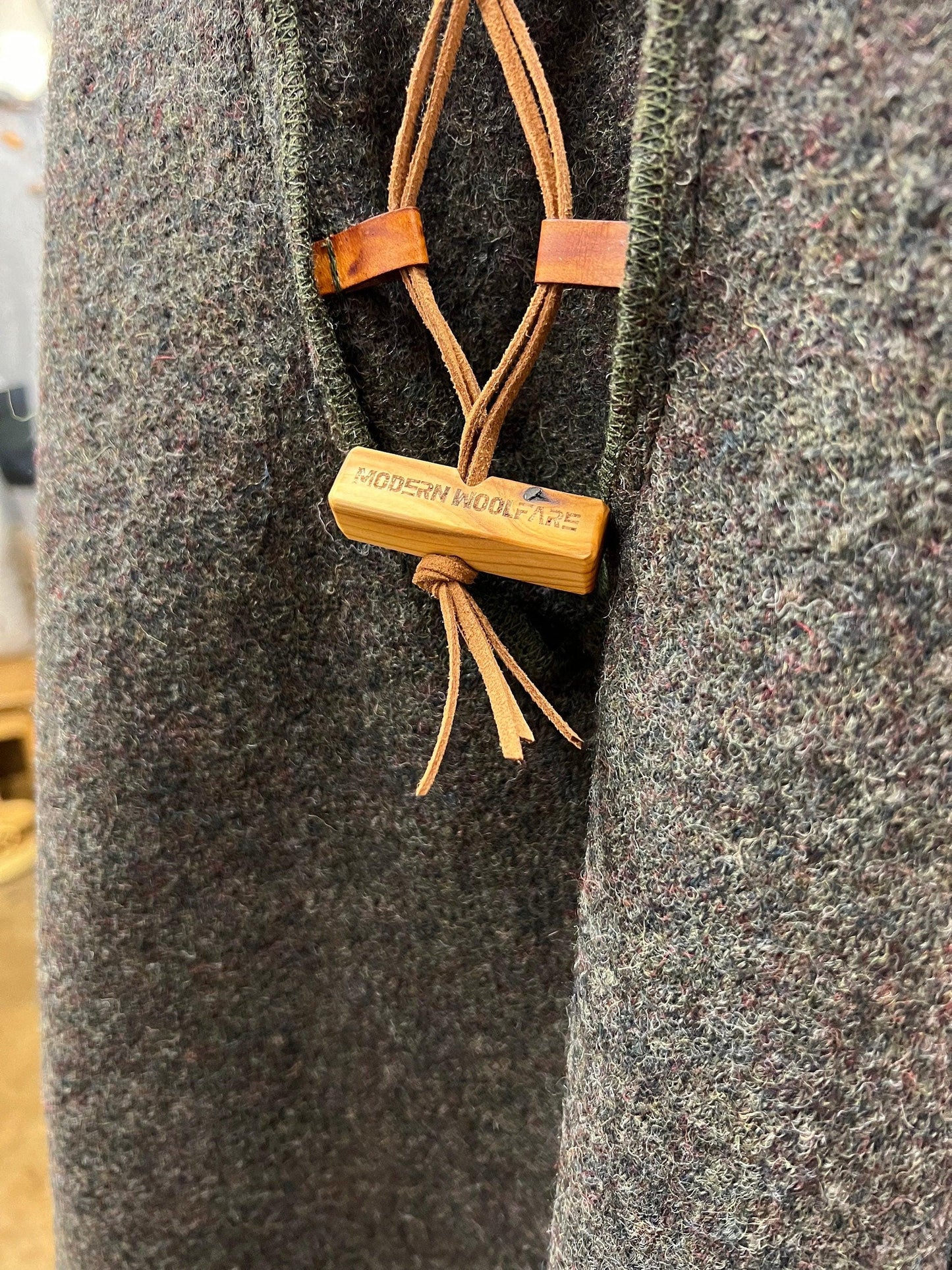 Stunning 100% Wool Poncho - Handmade in England