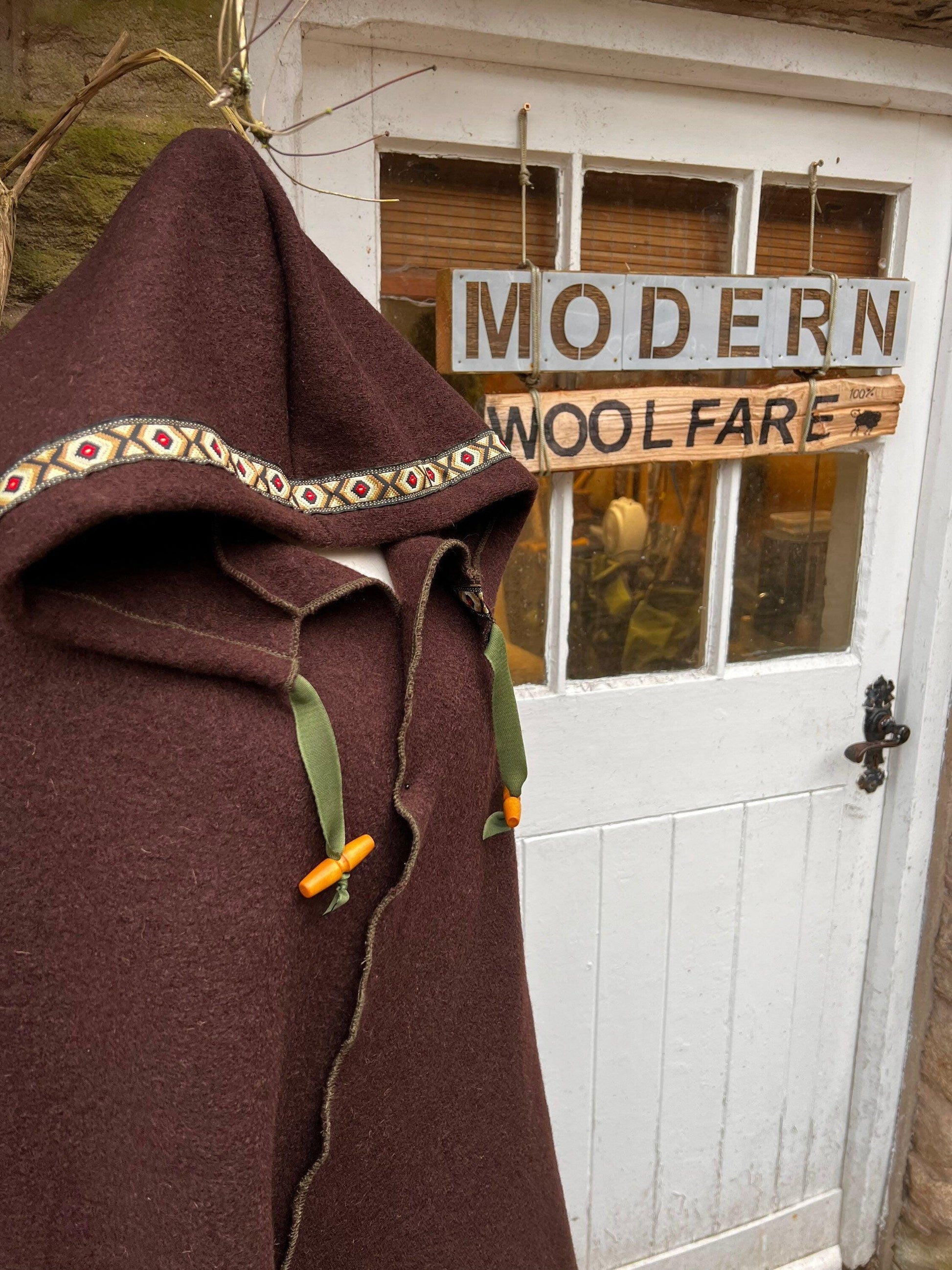 100% Wool Cloak - Handmade in England