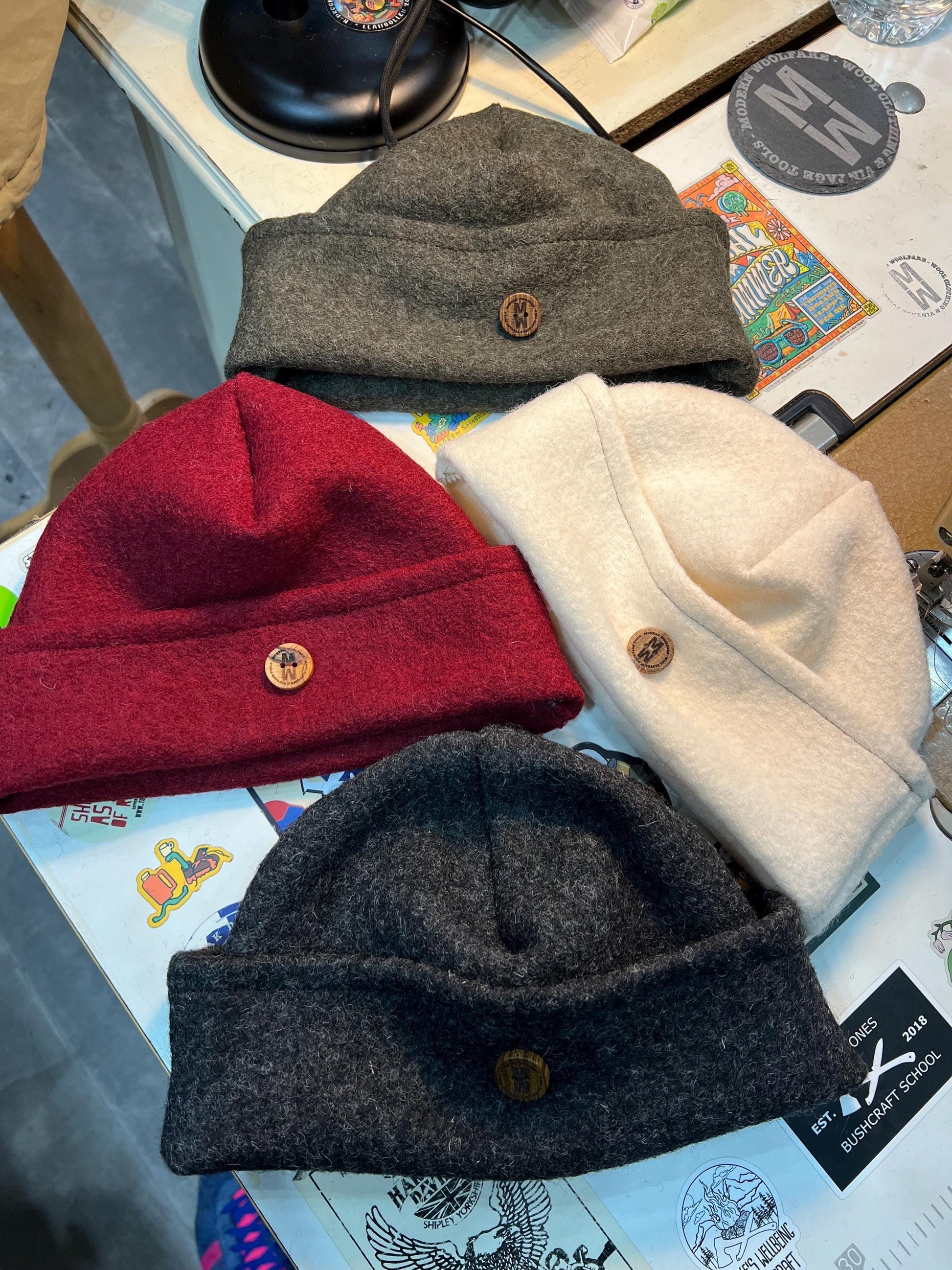 Handmade 100% Wool Beanie Watchcap