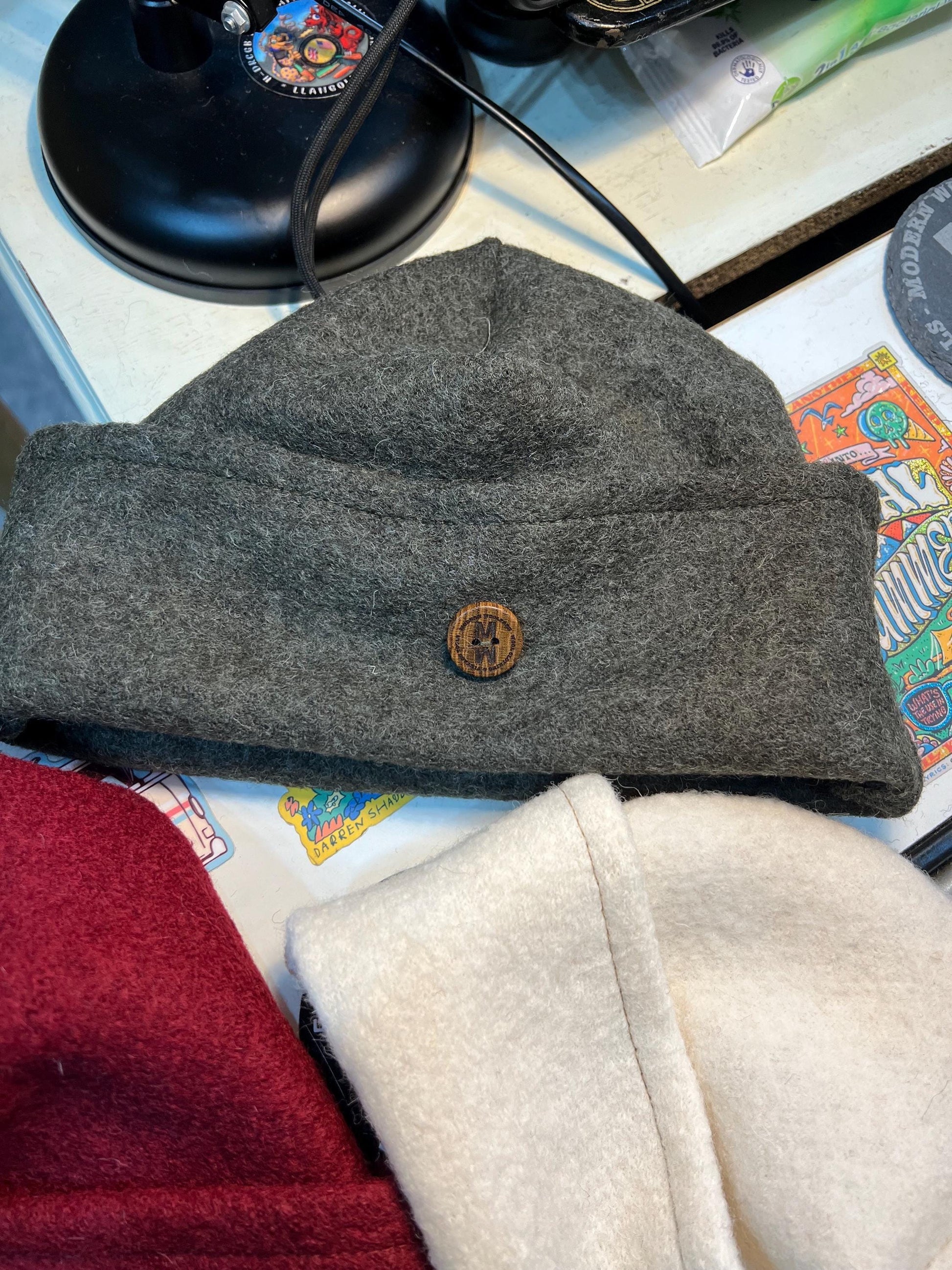 Handmade 100% Wool Beanie Watchcap