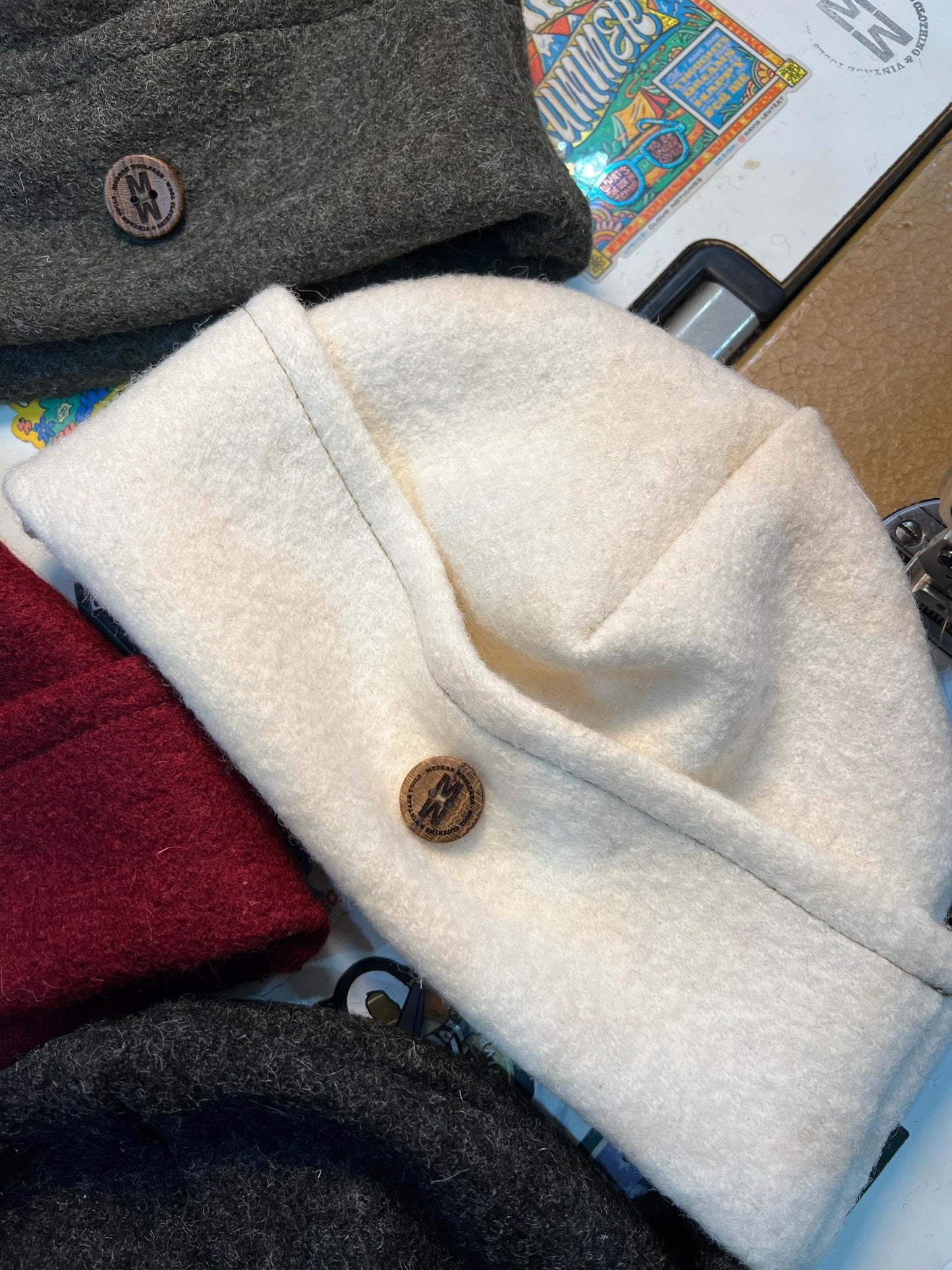 Handmade 100% Wool Beanie Watchcap
