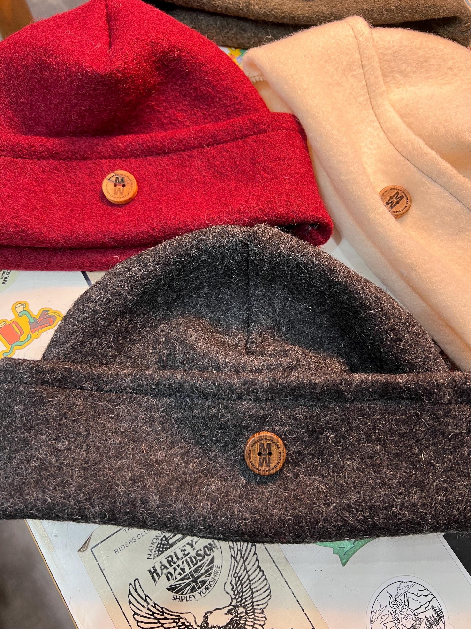 Handmade 100% Wool Beanie Watchcap