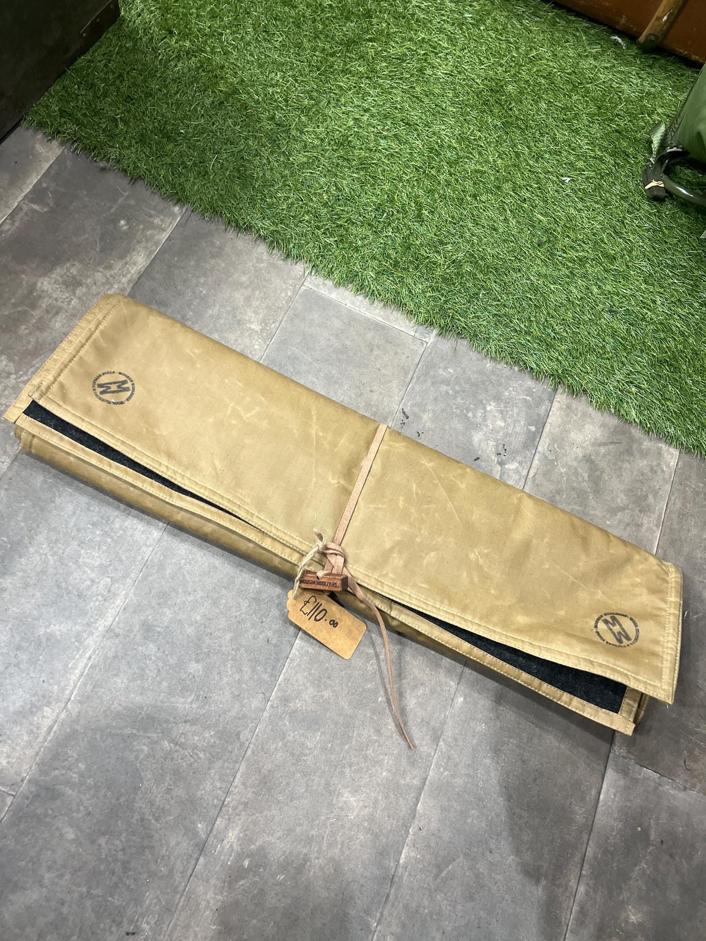 Waxed Cotton and Wool Bedroll/Rollmat