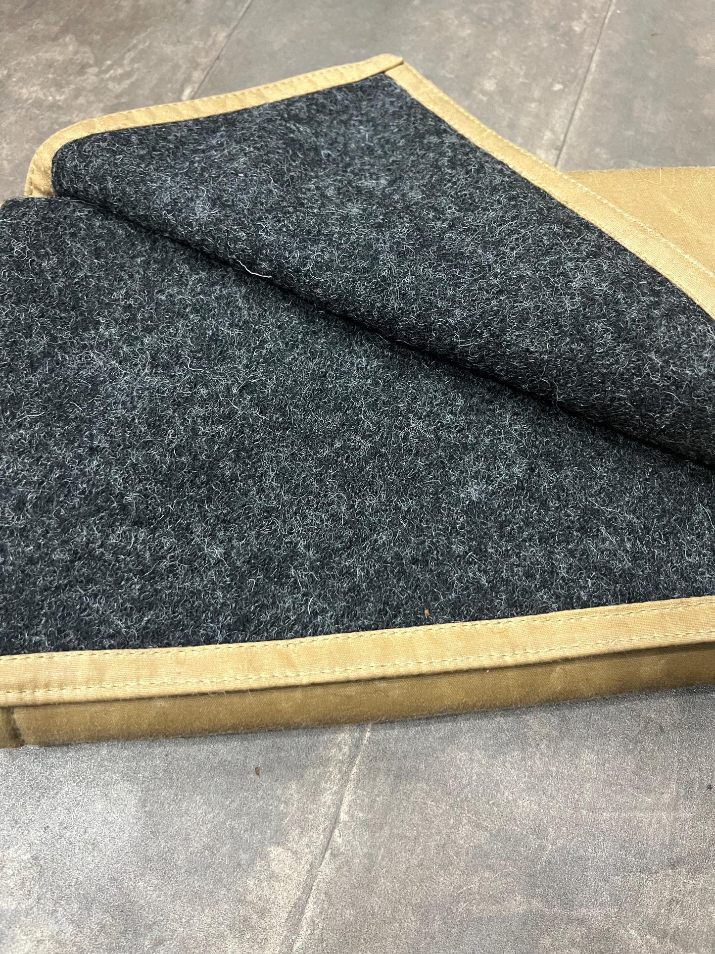 Waxed Cotton and Wool Bedroll/Rollmat