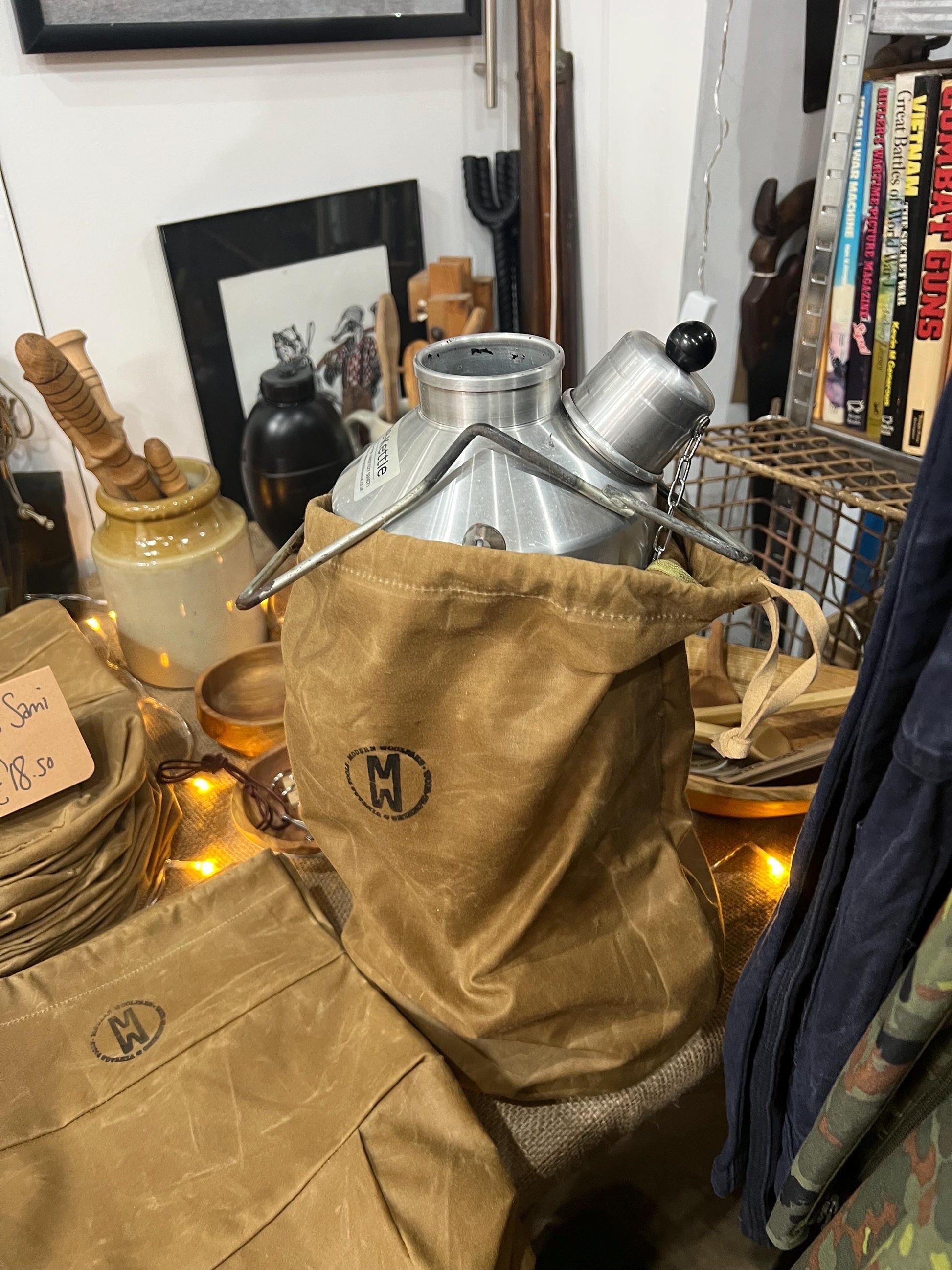 Handmade Canvas Kettle Bags
