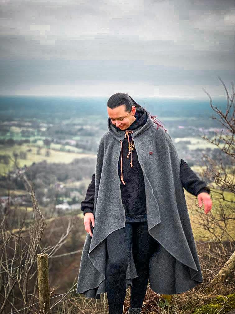 100% Wool Cloak - Handmade in England