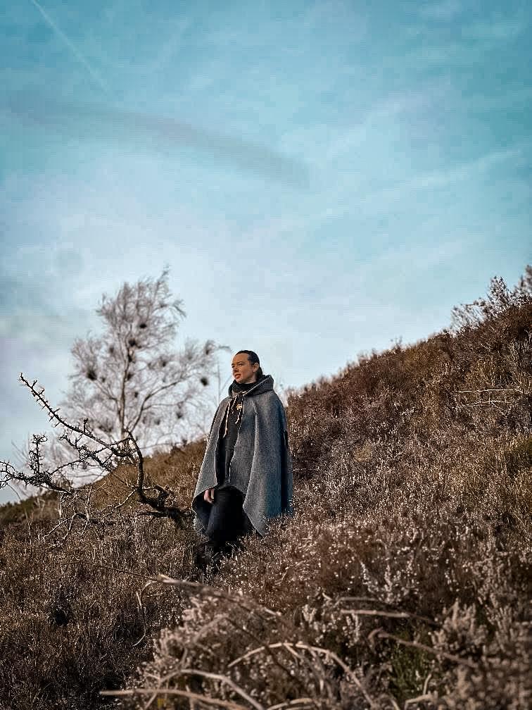 100% Wool Cloak - Handmade in England