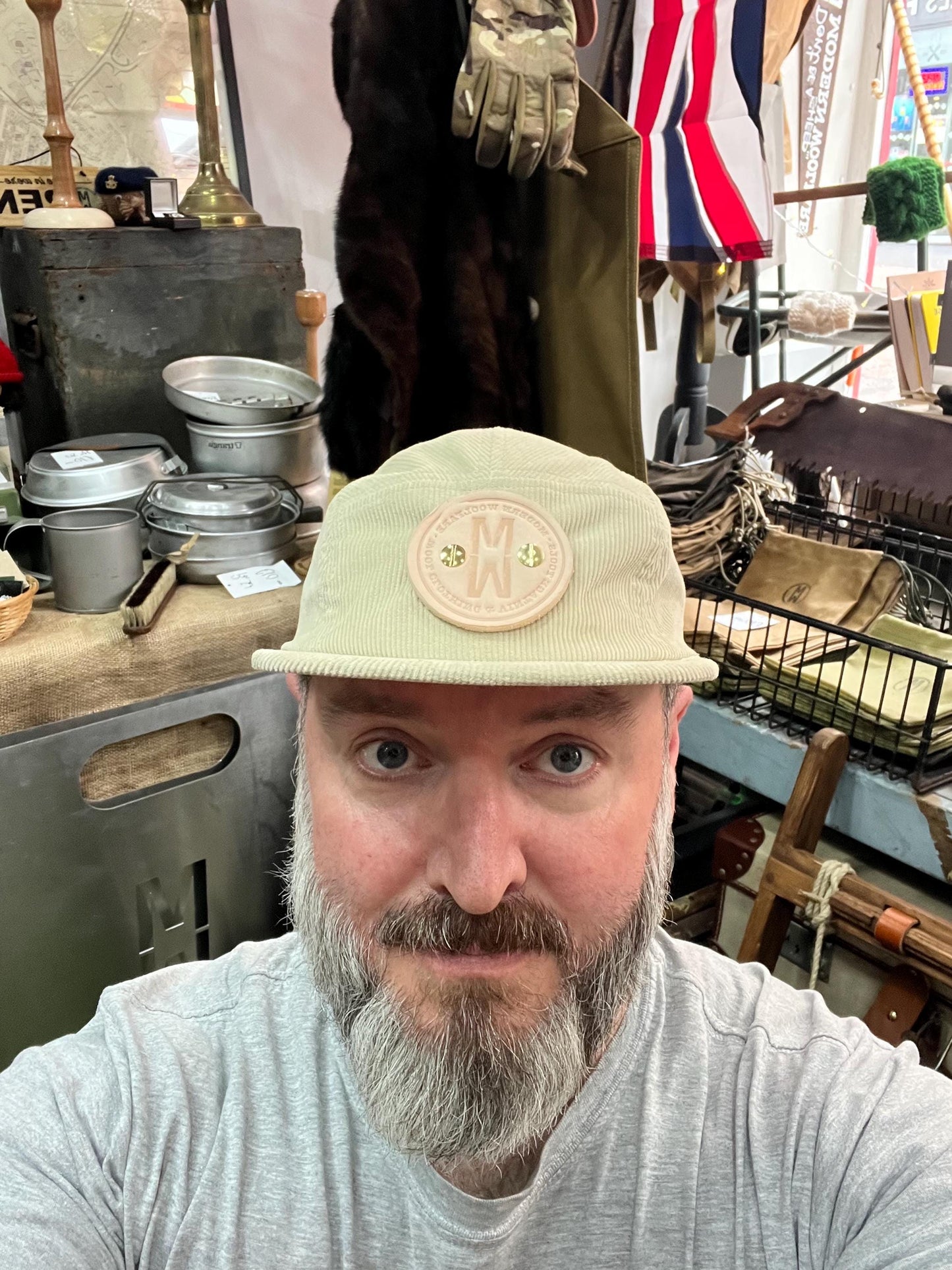 Organic Cotton Corduroy 5 Panel Cap