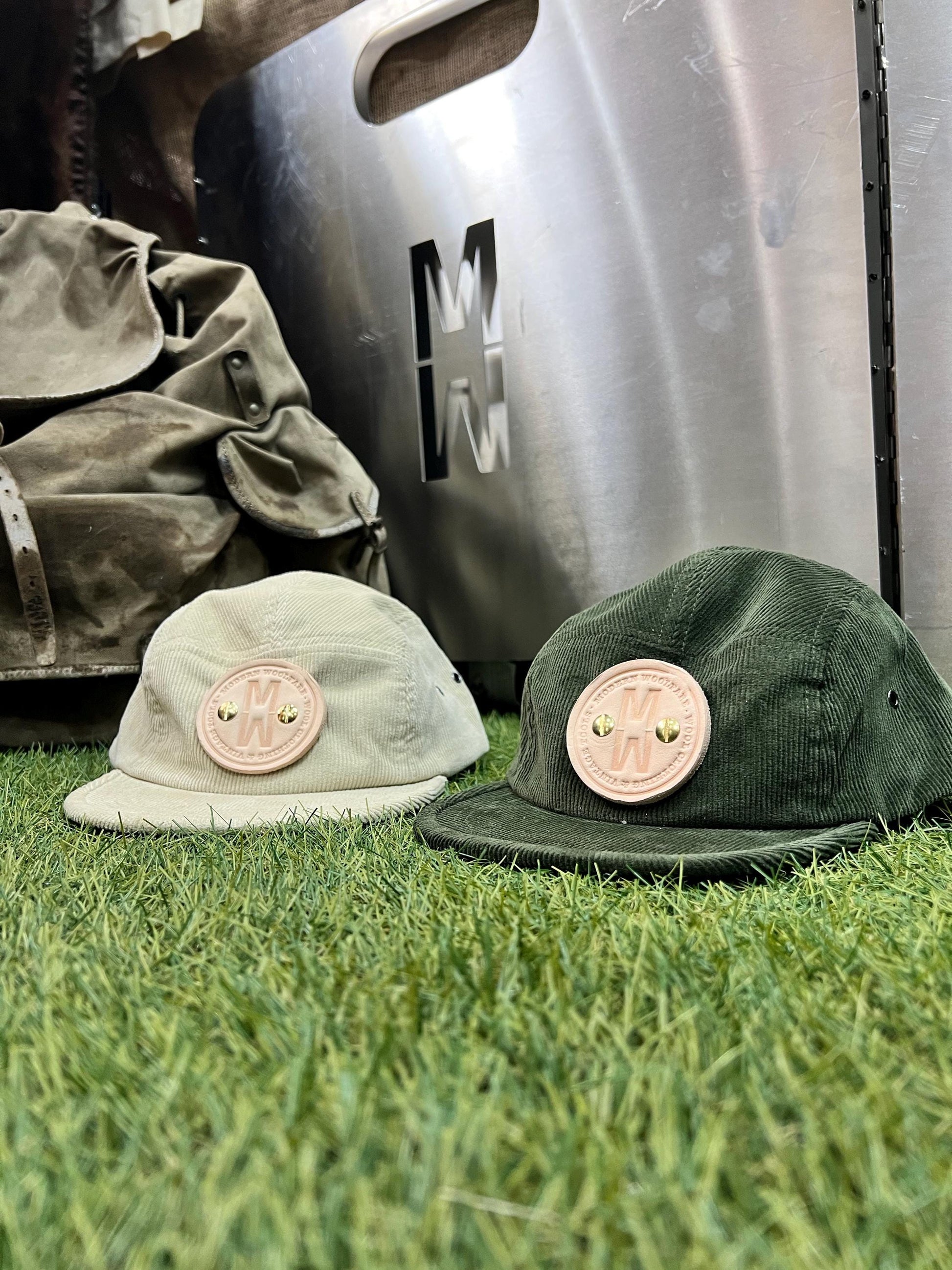 Organic Cotton Corduroy 5 Panel Cap
