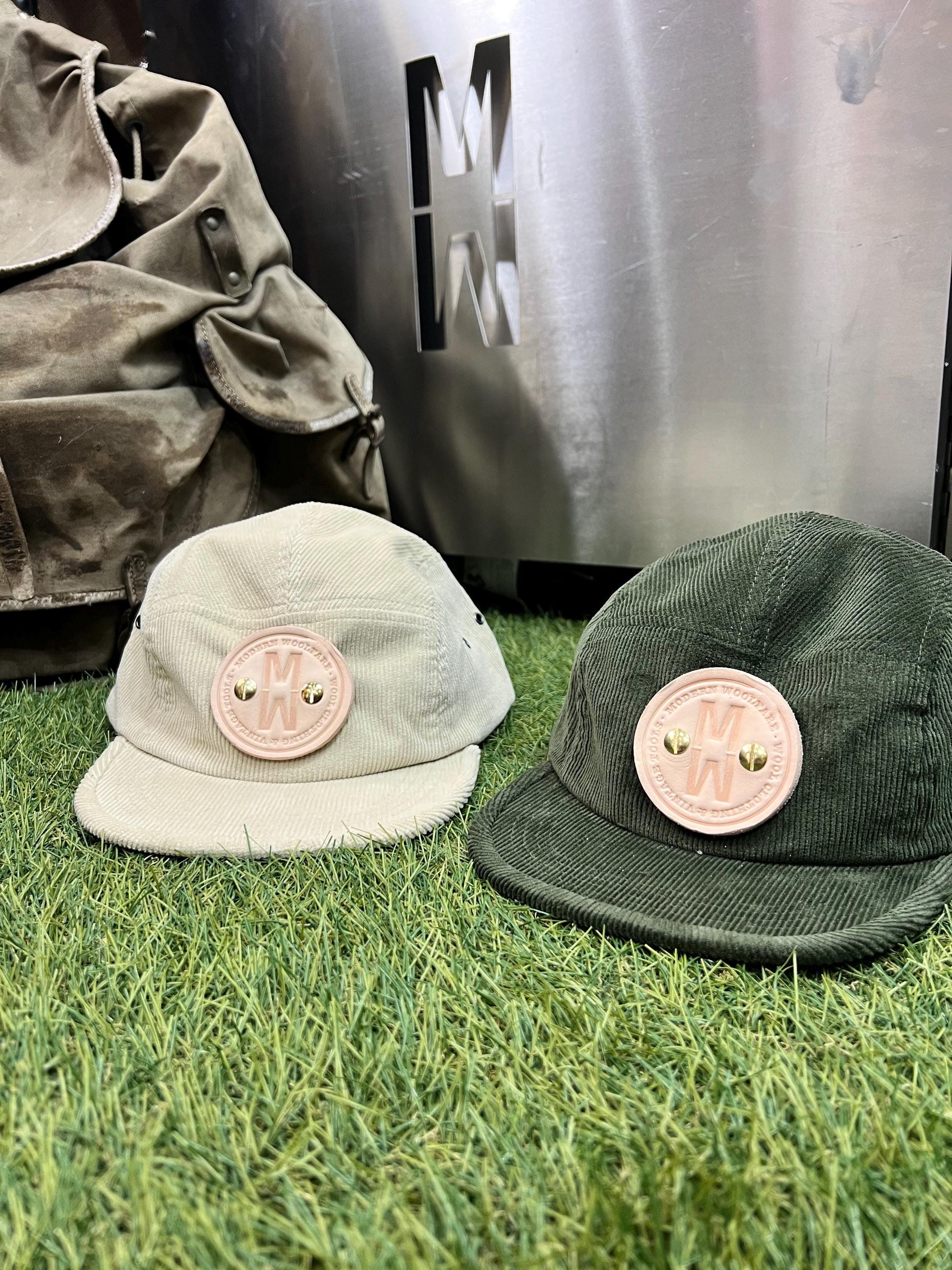 Organic Cotton Corduroy 5 Panel Cap