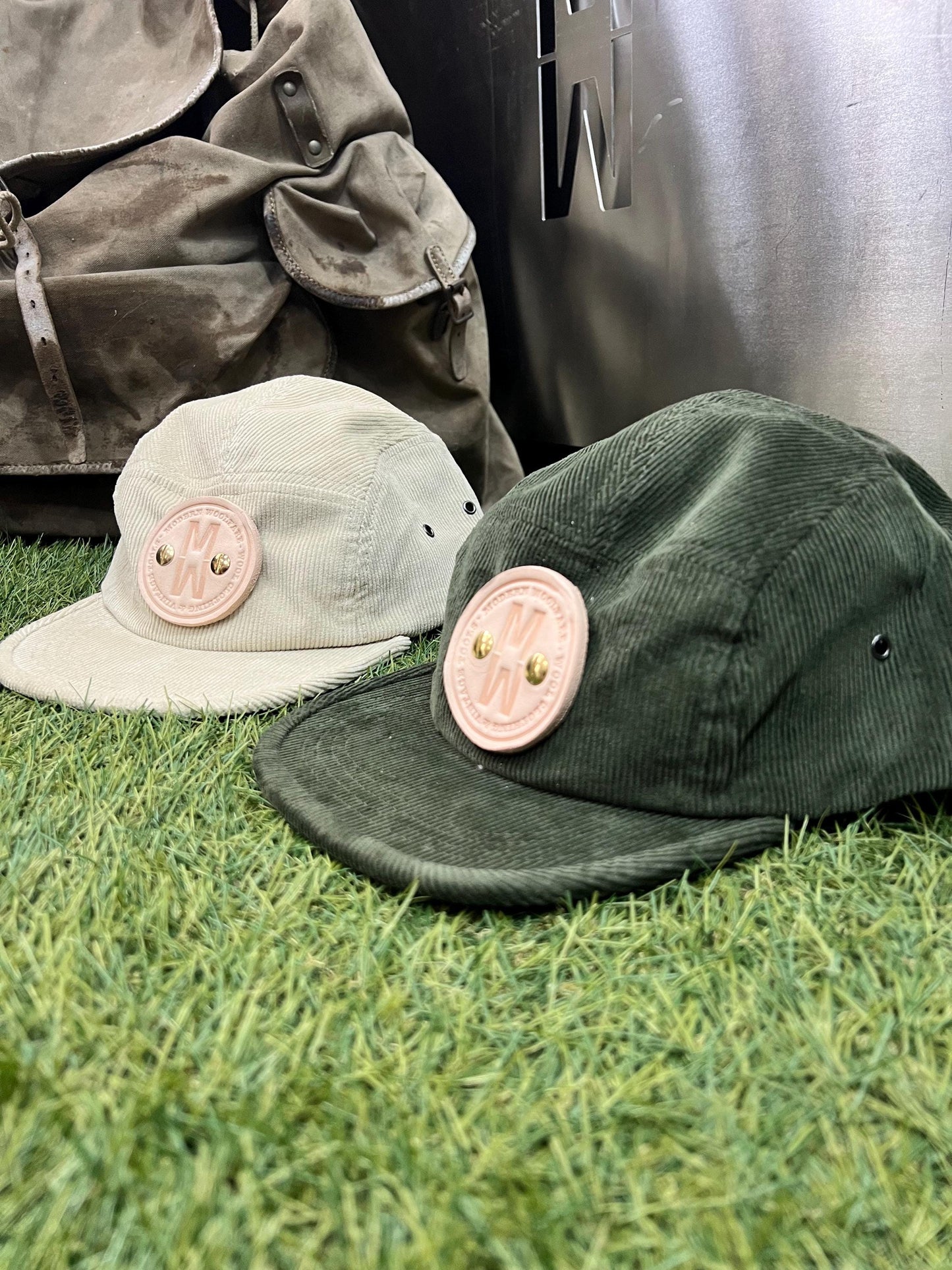 Organic Cotton Corduroy 5 Panel Cap