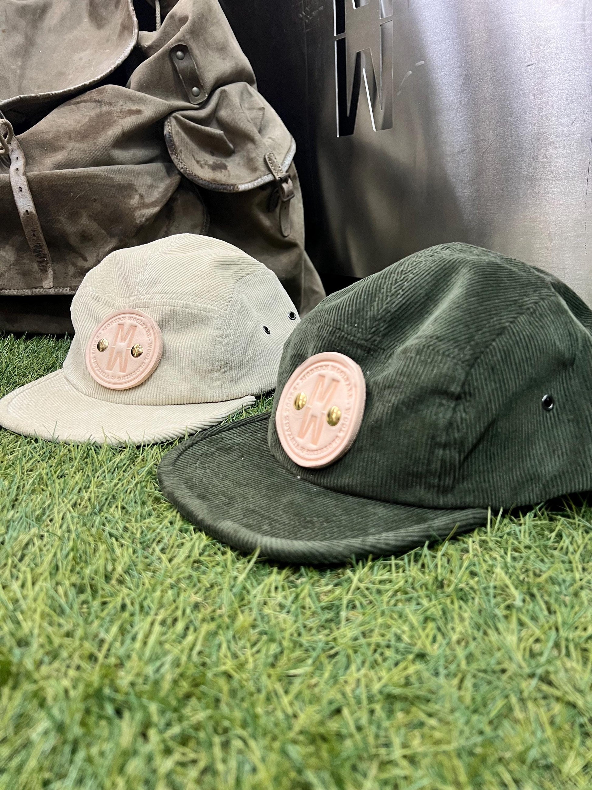 Organic Cotton Corduroy 5 Panel Cap