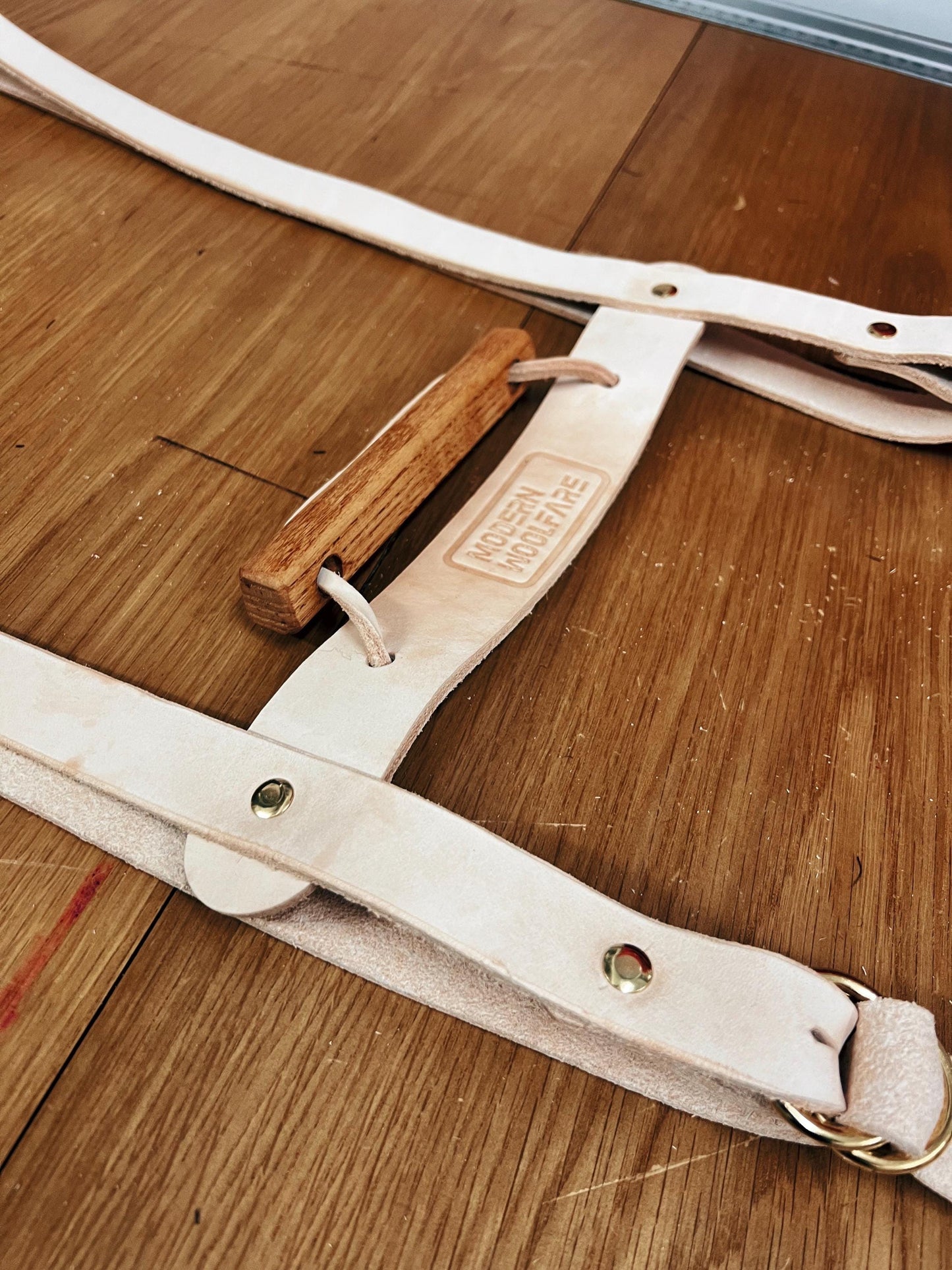 Blanket Bedroll Straps - Full Grain Leather and Brass