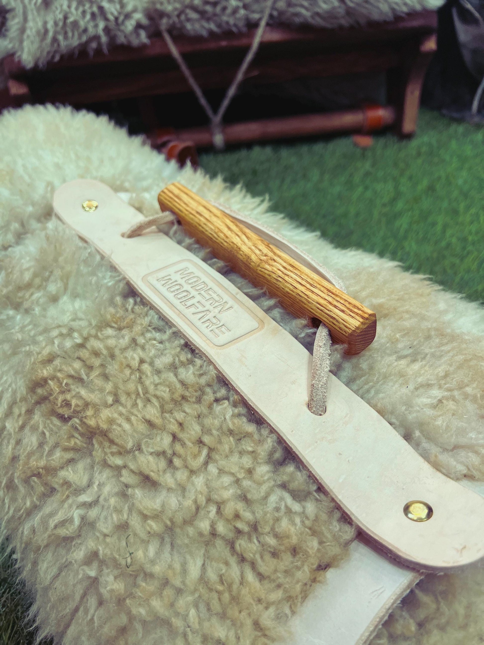 Blanket Bedroll Straps - Full Grain Leather and Brass