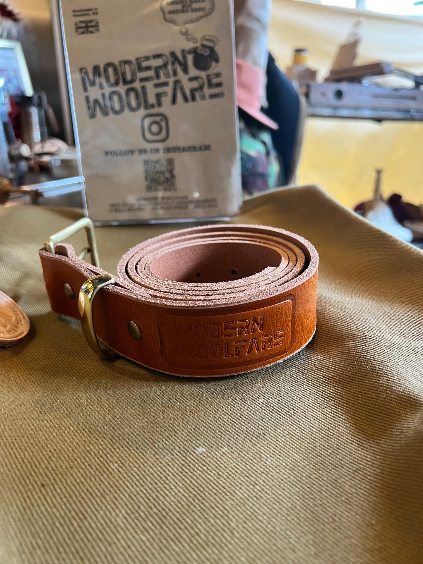 Handcrafted Buffalo Leather Belt