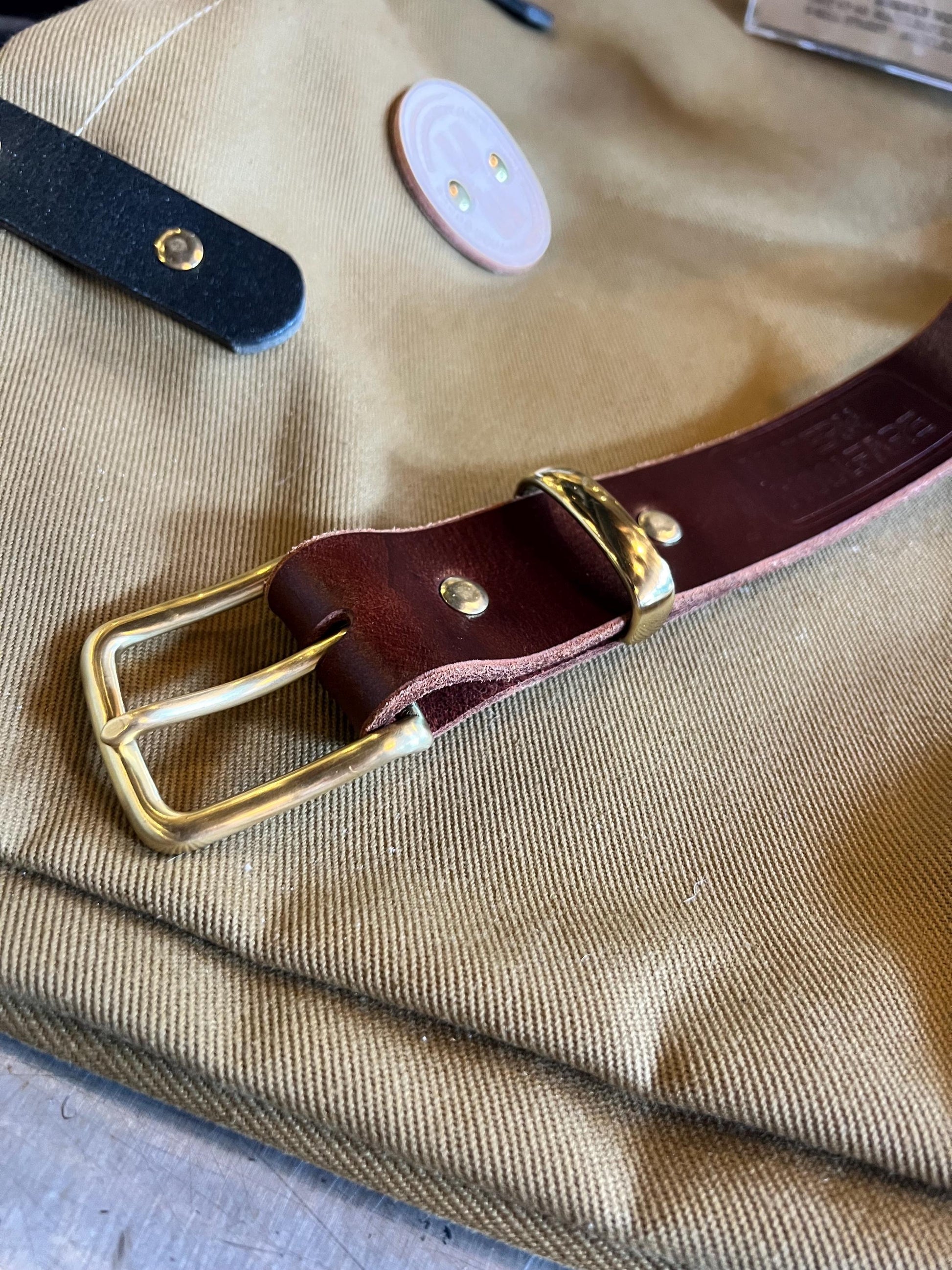 Handcrafted Buffalo Leather Belt