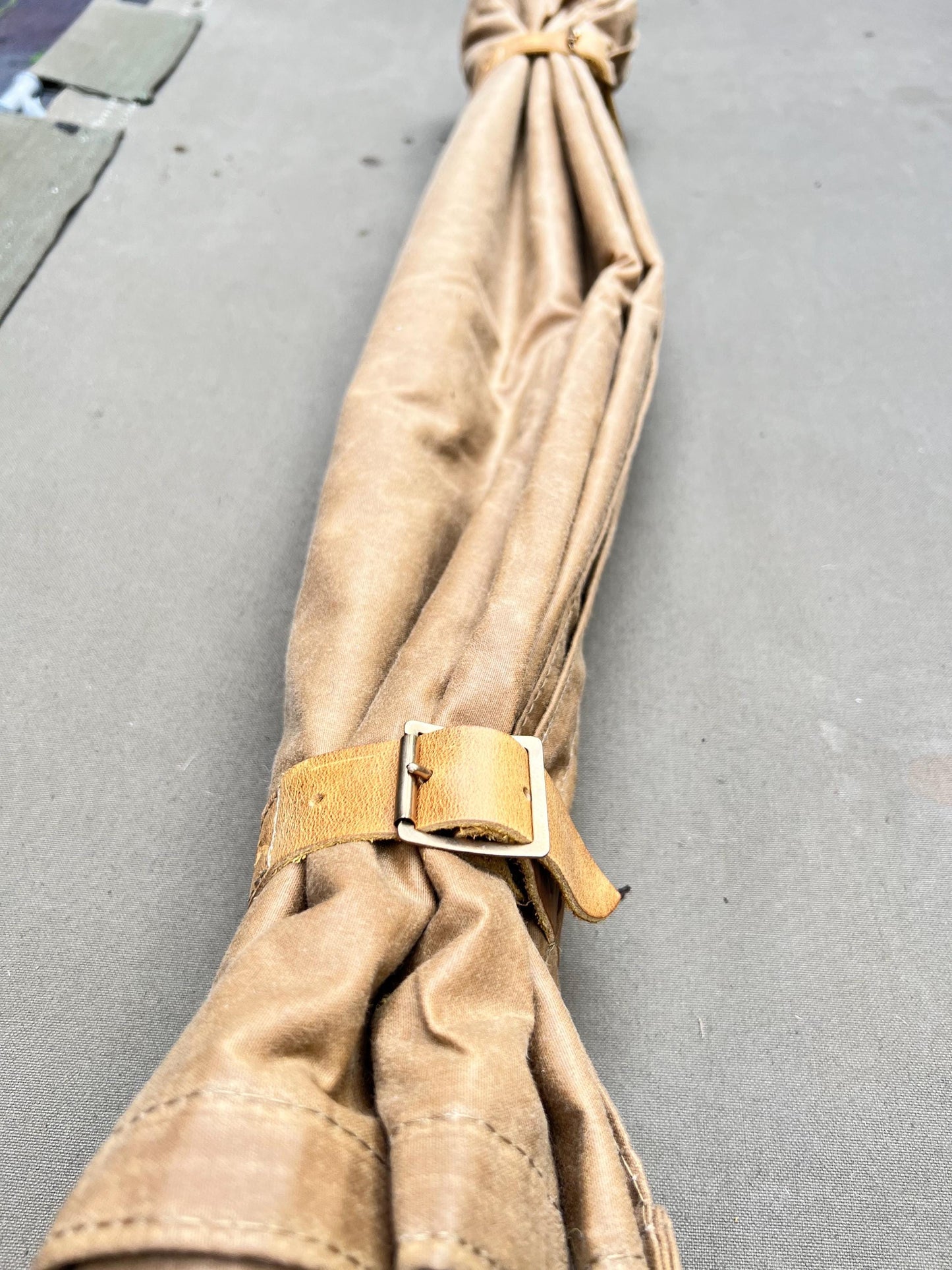 Limited Edition - Waxed Cotton and Vintage Wool Bedroll