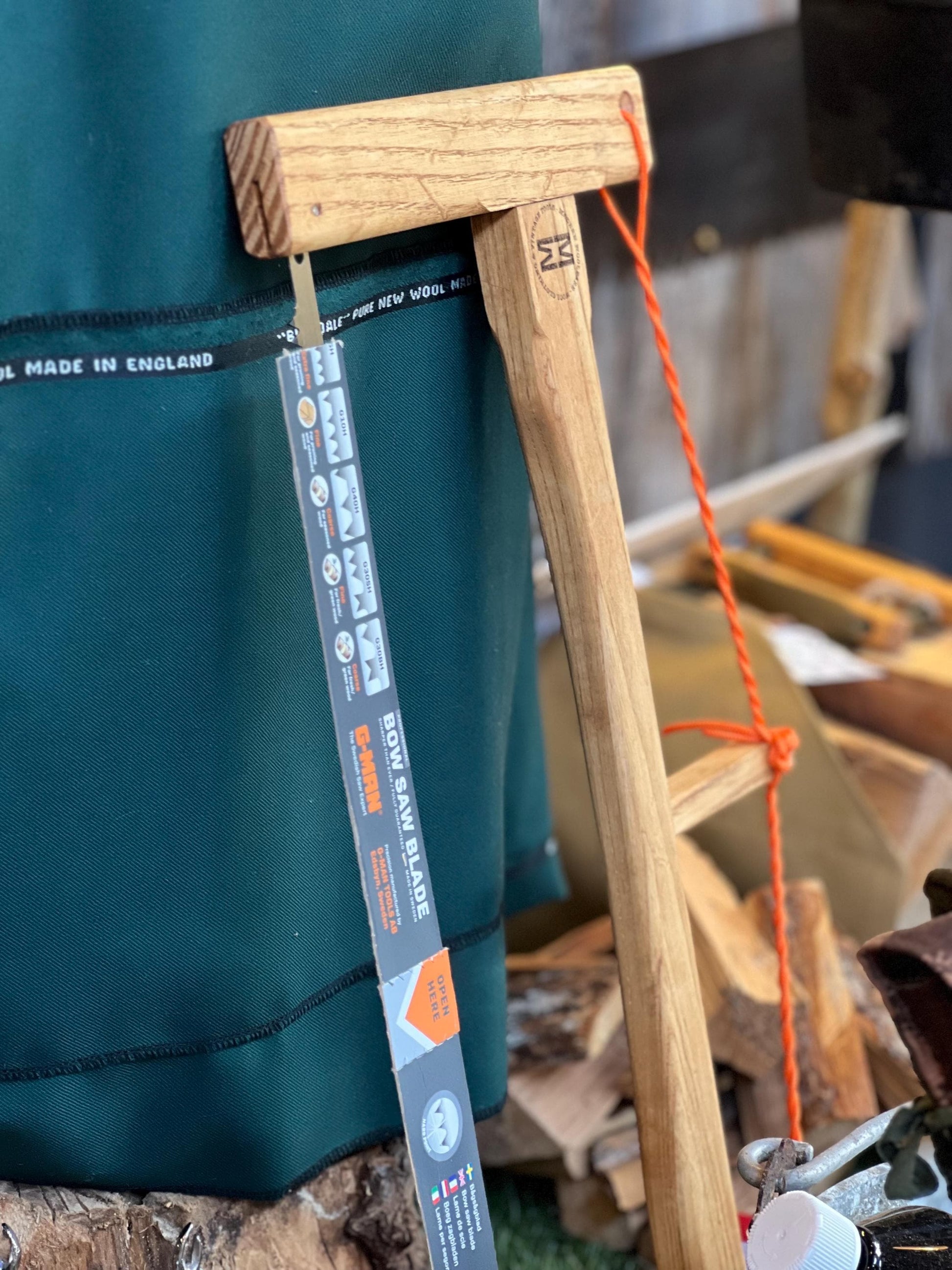 American Ash 21" Buck Saw - Handmade in England