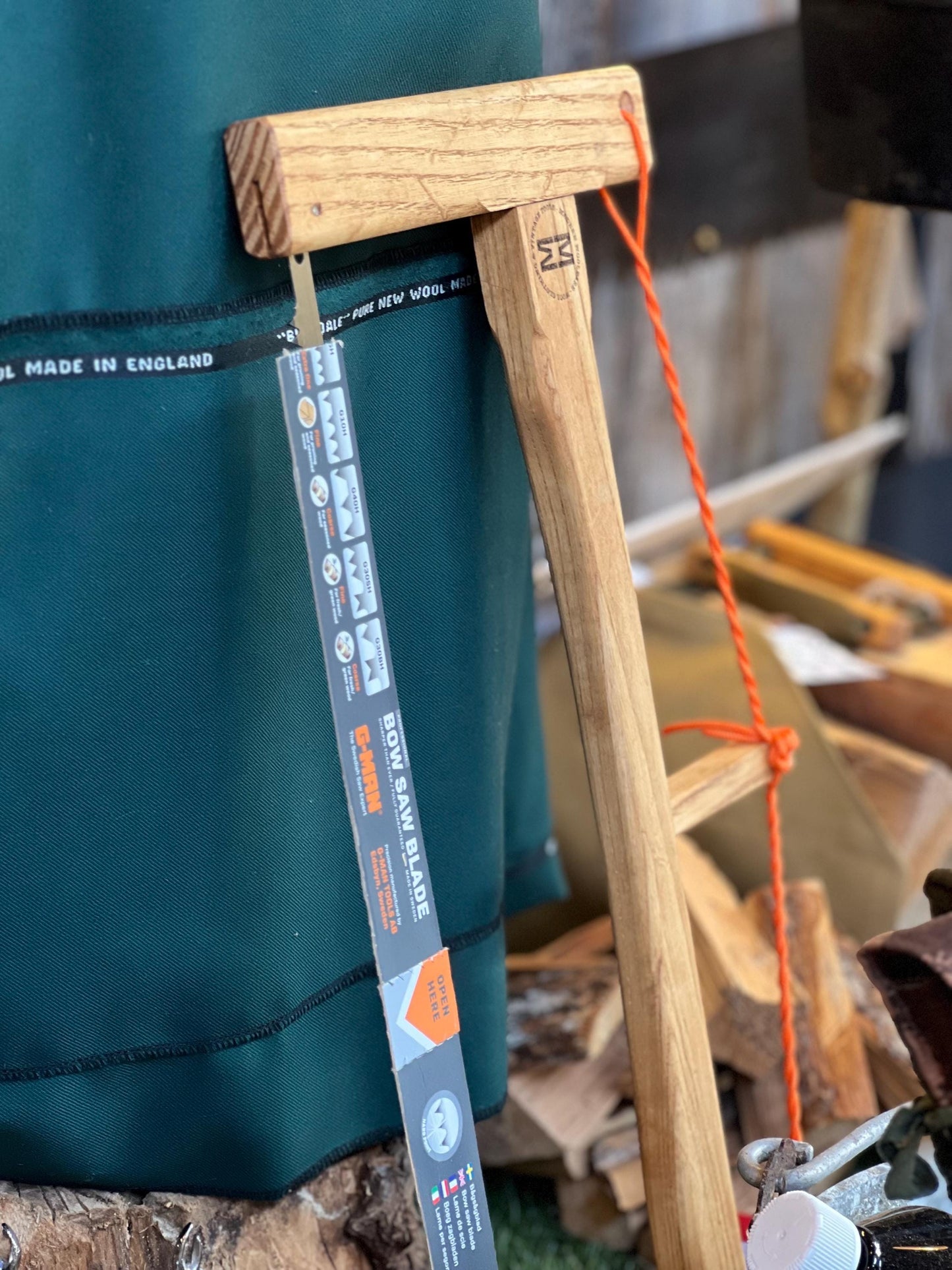 American Ash 21" Buck Saw - Handmade in England