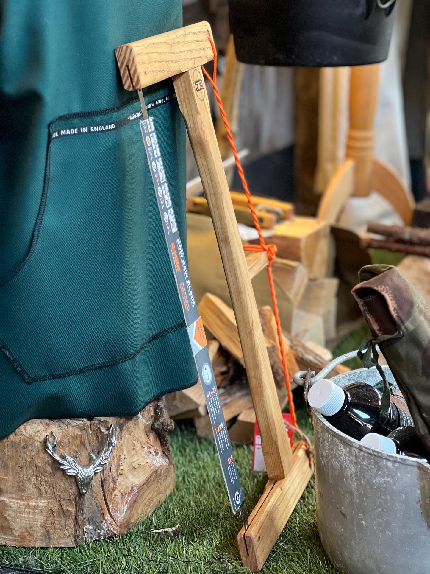 American Ash 21" Buck Saw - Handmade in England