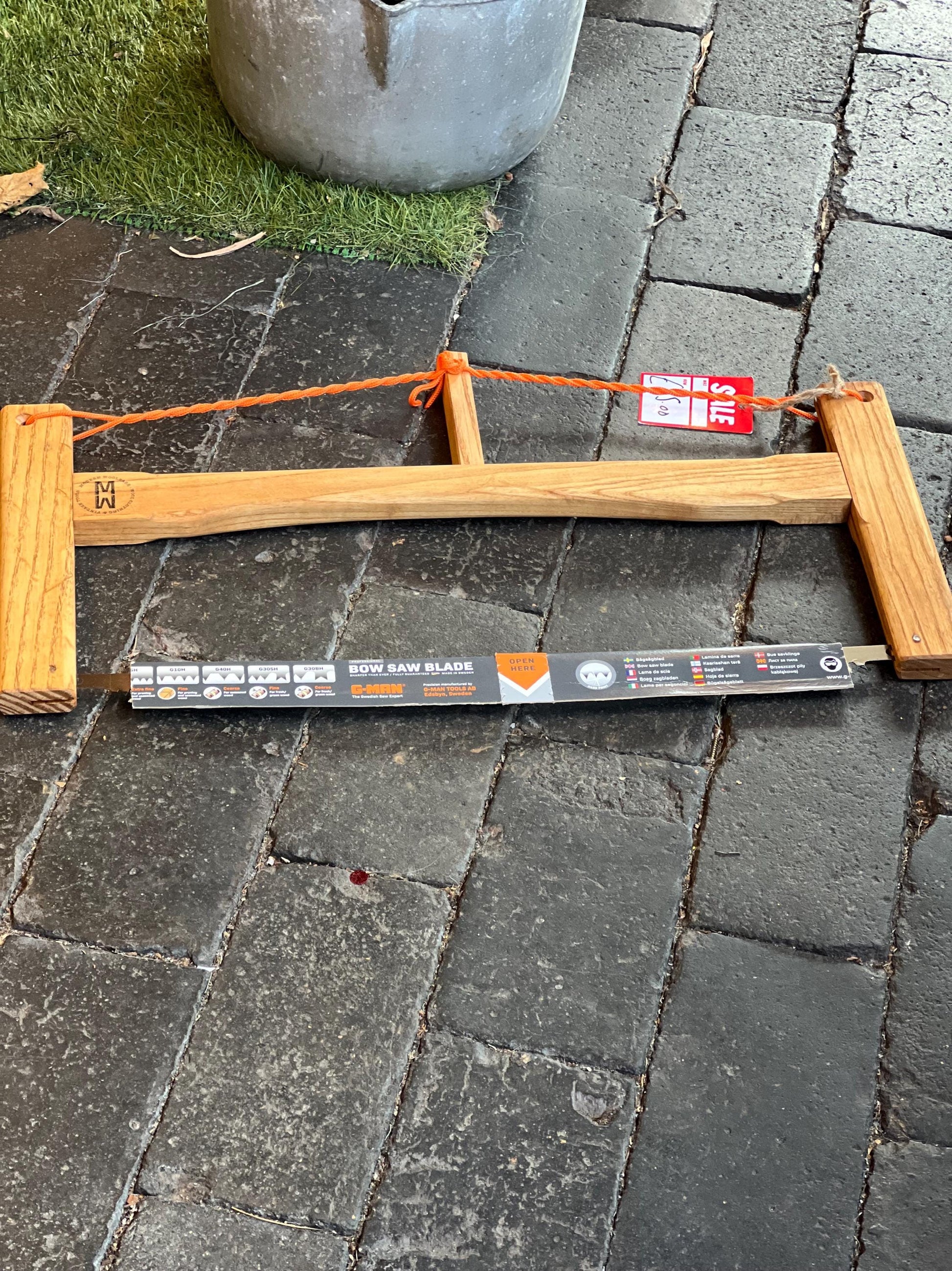 American Ash 21" Buck Saw - Handmade in England