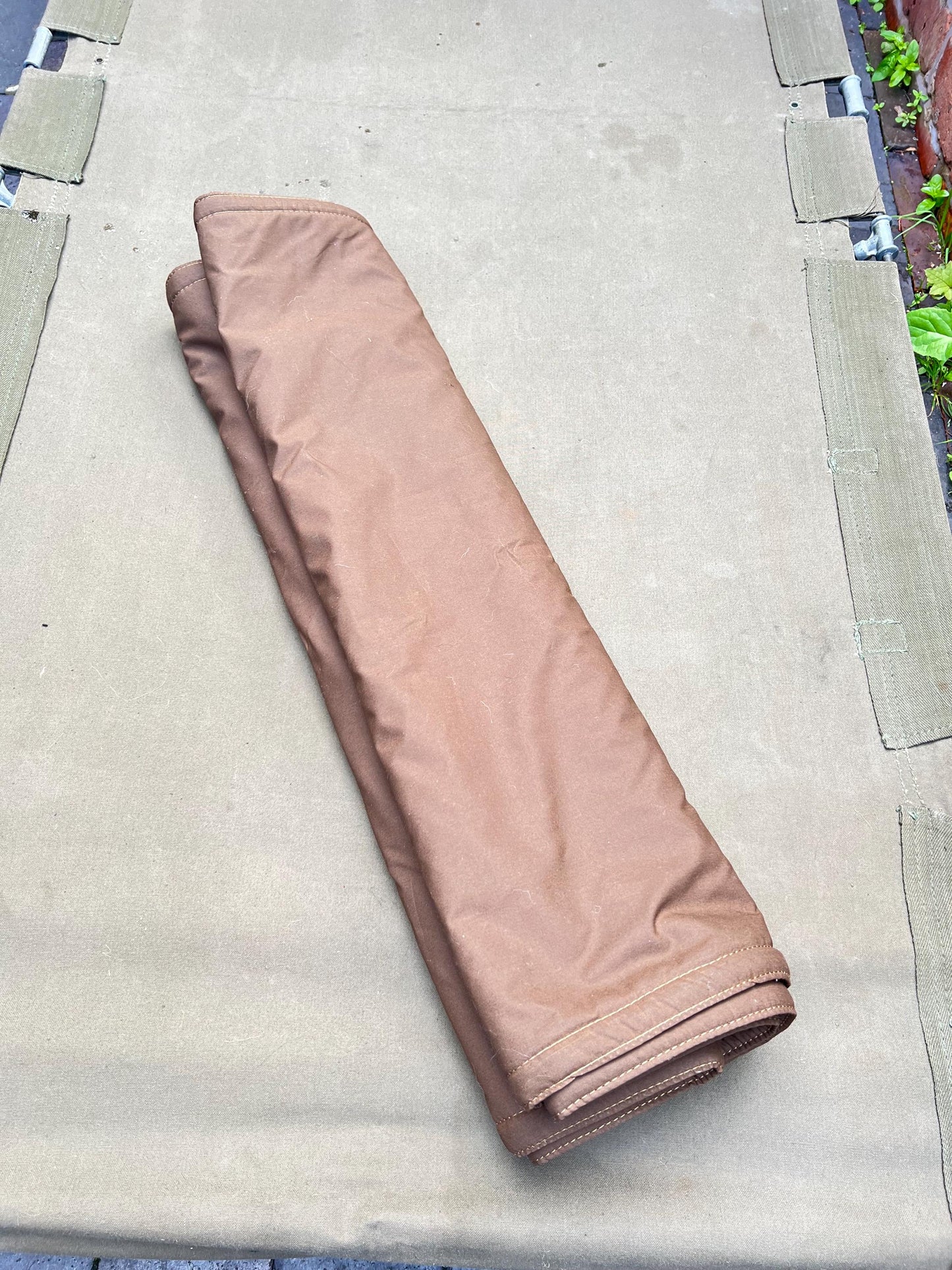Waxed Cotton and Wool Bedroll/Rollmat