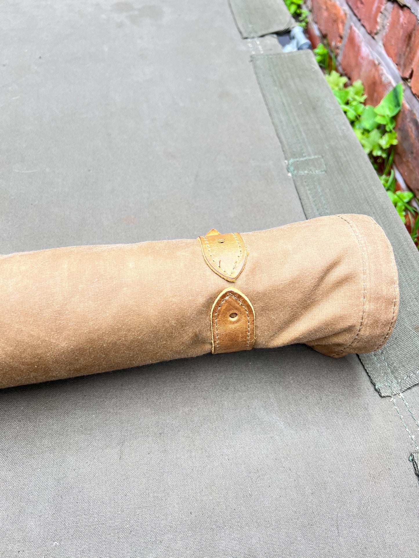 Limited Edition - Waxed Cotton and Vintage Wool Bedroll