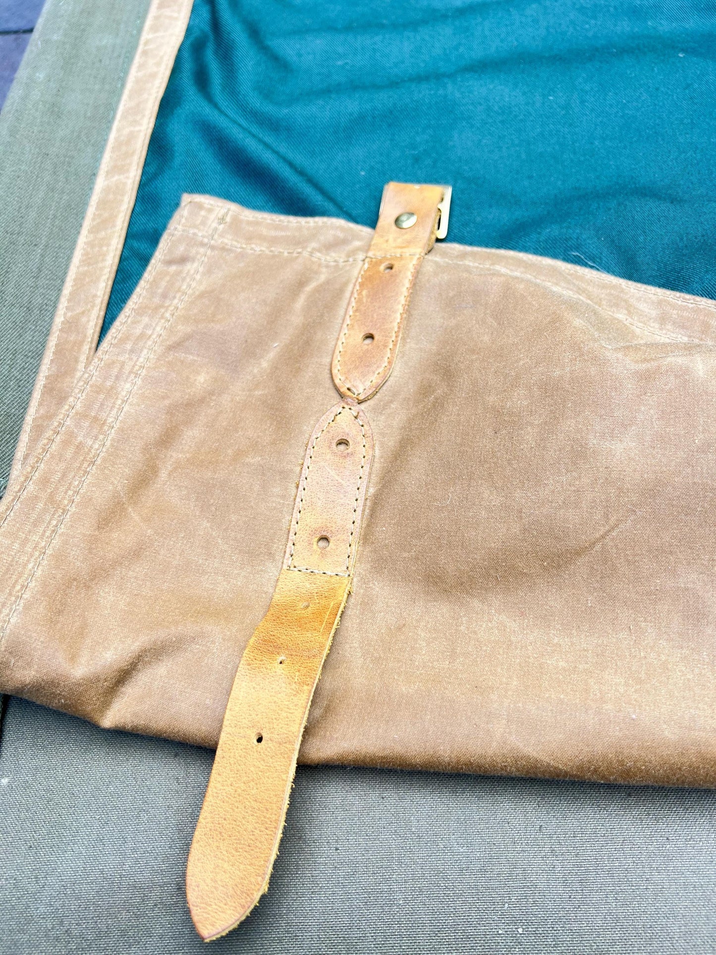 Limited Edition - Waxed Cotton and Vintage Wool Bedroll