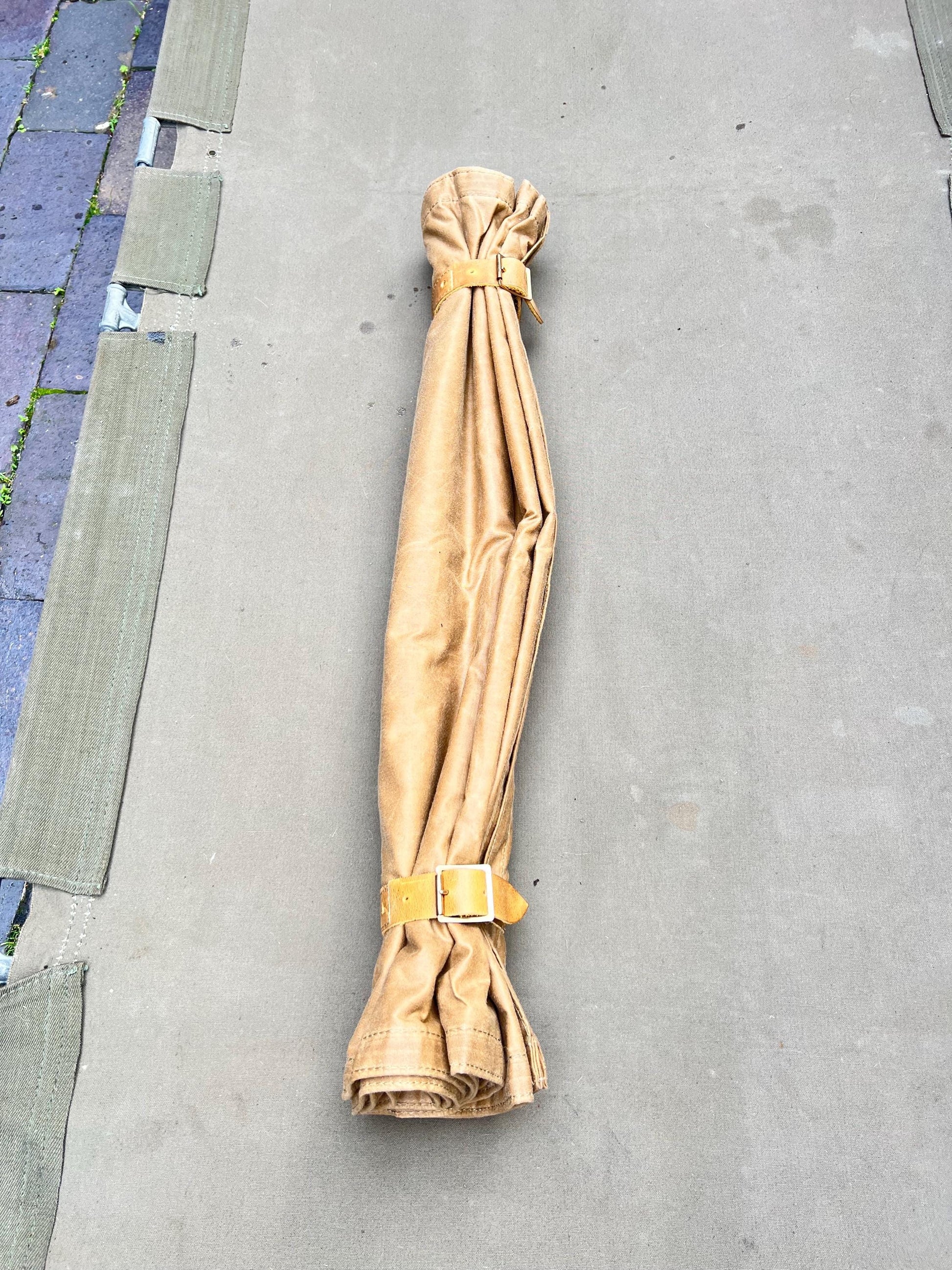 Limited Edition - Waxed Cotton and Vintage Wool Bedroll