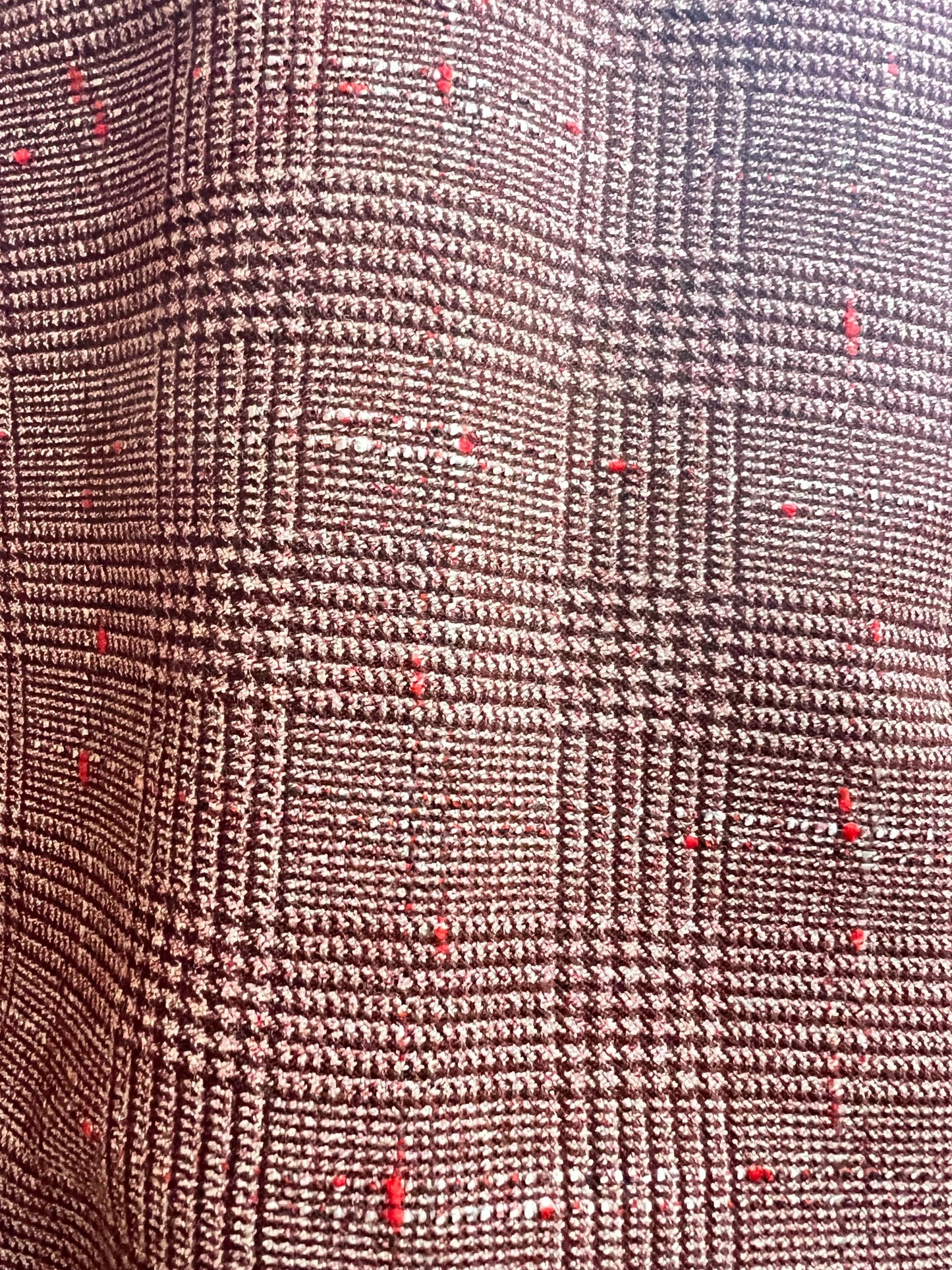 100% Worsted Wool Poncho - Handmade from vintage fabrics