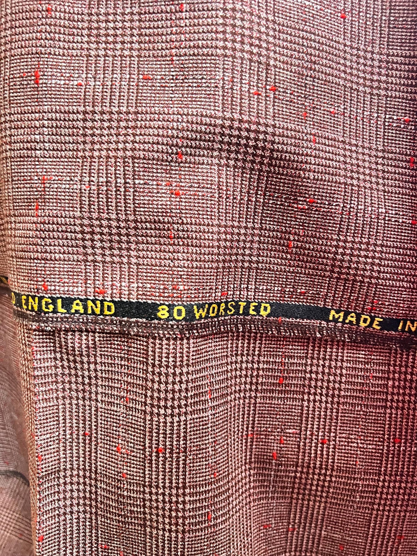 100% Worsted Wool Poncho - Handmade from vintage fabrics