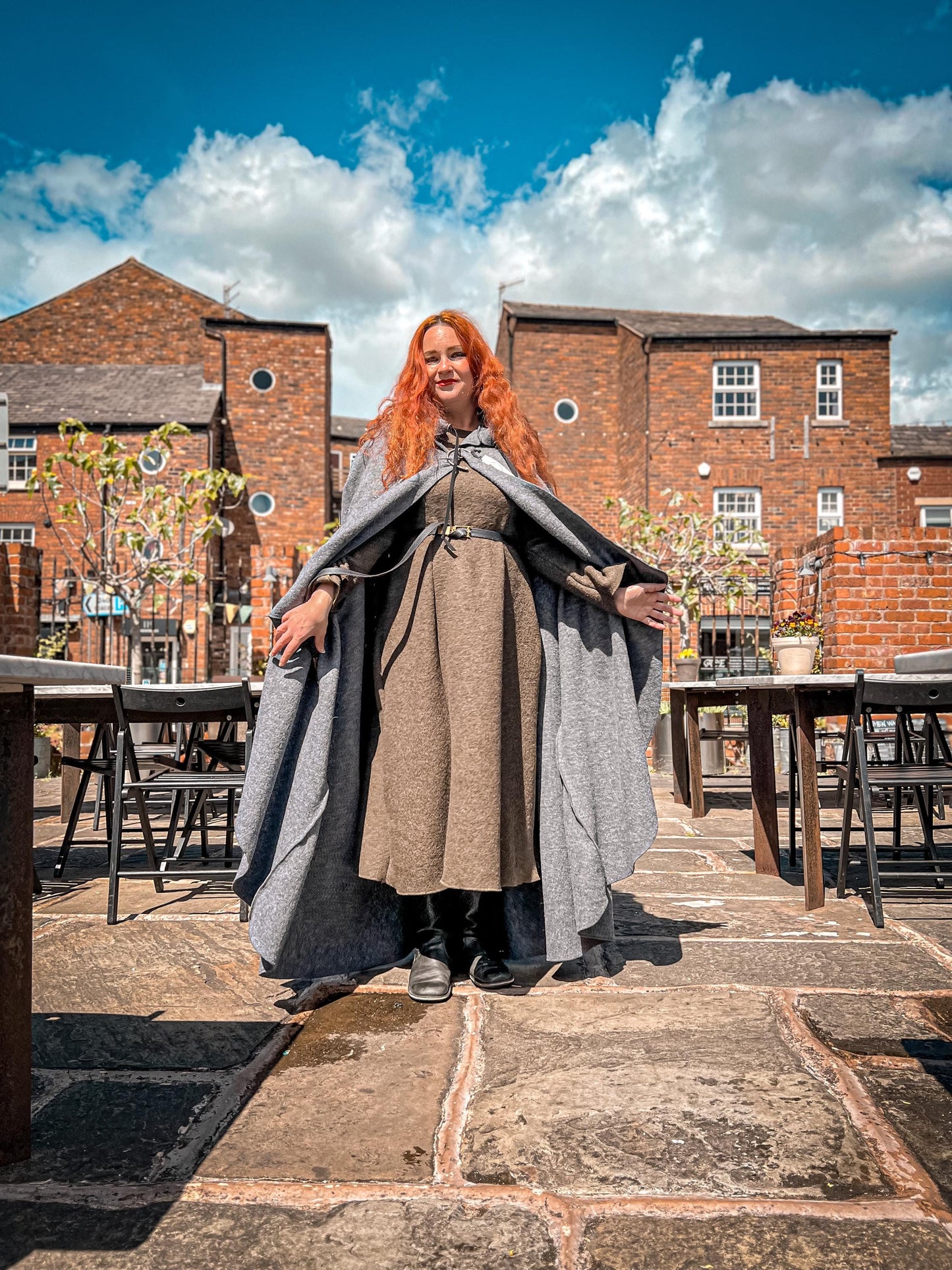 100% Wool Cloak - Handmade in England