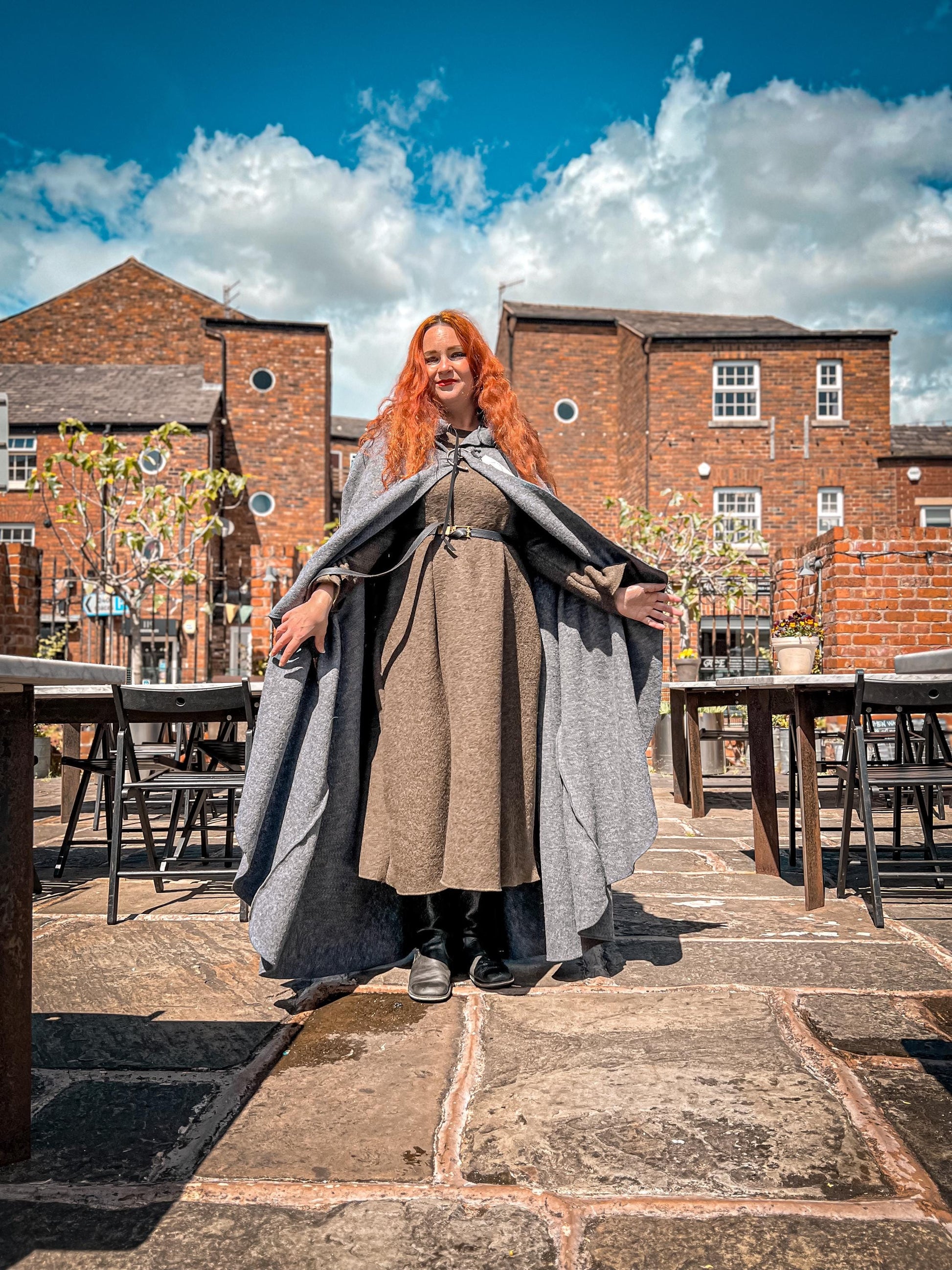 100% Wool Cloak - Handmade in England